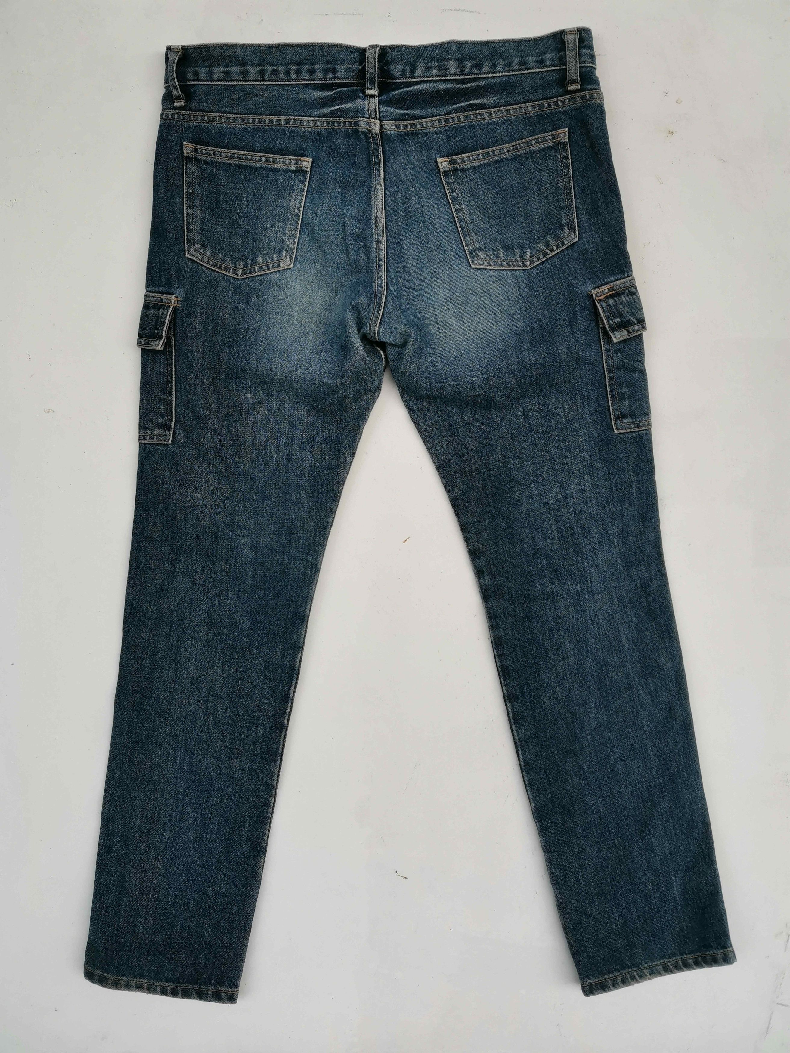 Japanese Brand International World Jeans Tactical Cargo Multipocket Pants Size US 33 - 2 Thumbnail