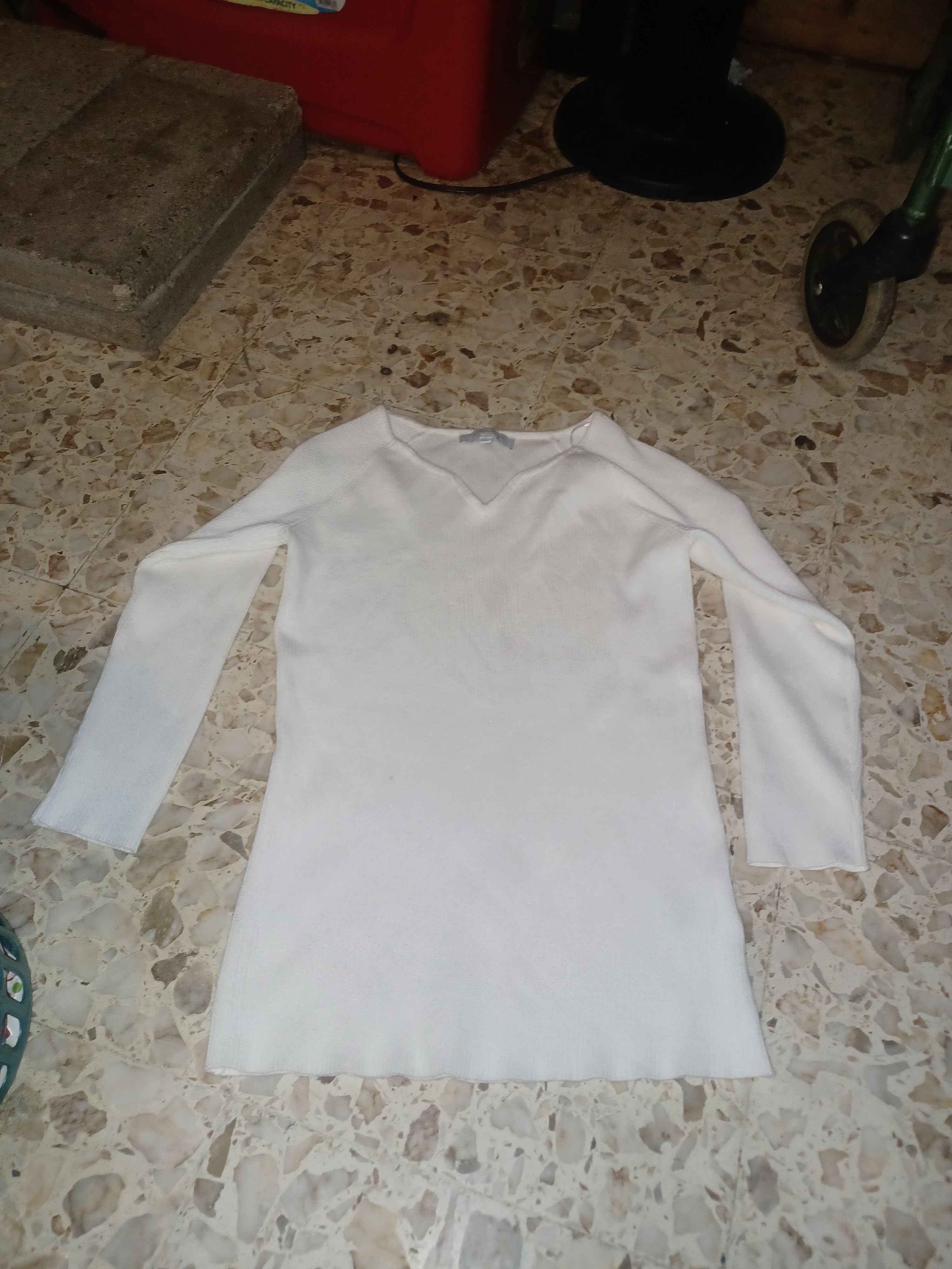 Other Madison Grey Women's Sweater Large White Size L / US 10 / IT 46 - 1 Thumbnail