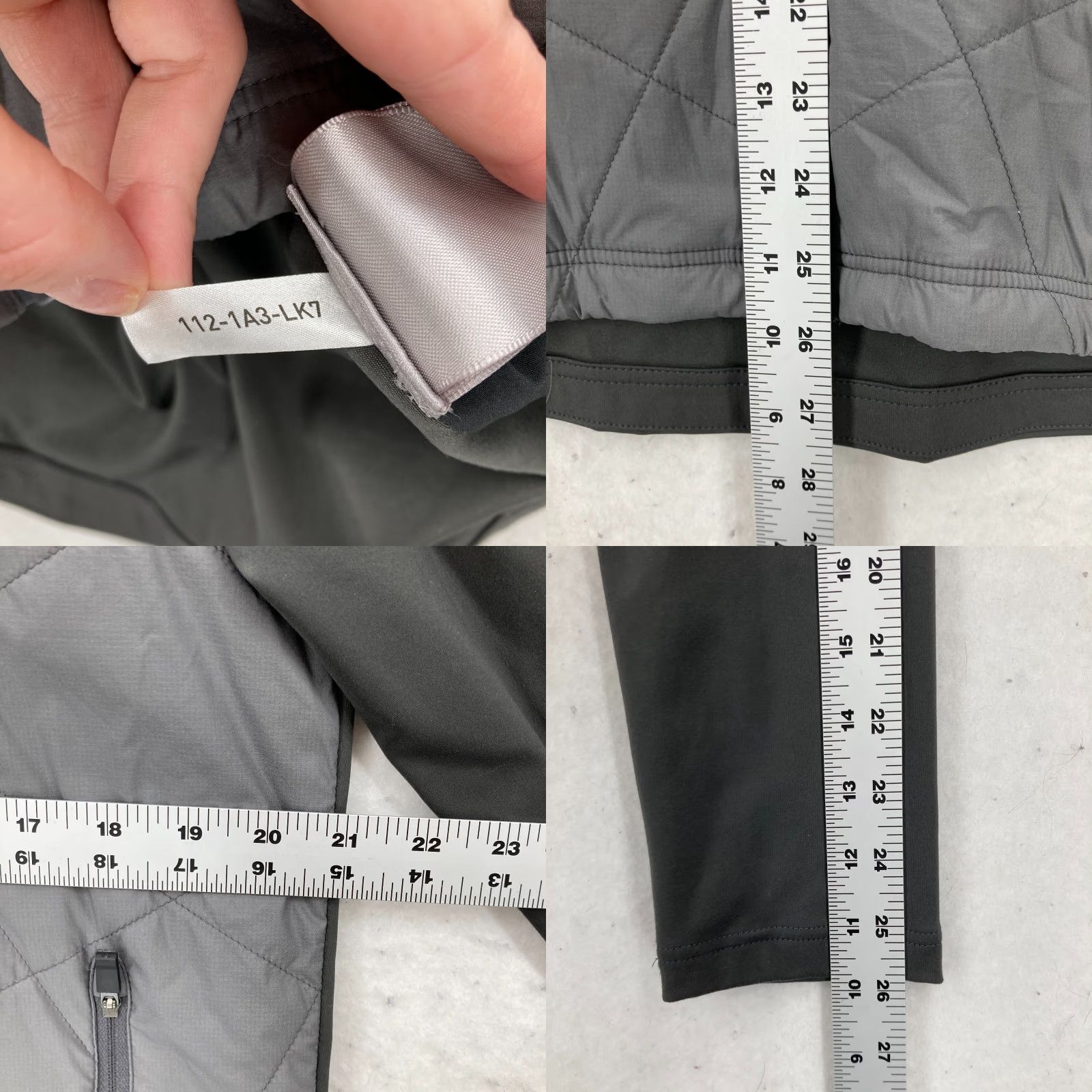 KJUS KJUS Jacket Mens Medium 50 Gray Retention Quilted Golf Performance Full Zip Mens Jacket Size US M / EU 48-50 / 2 - 8 Thumbnail