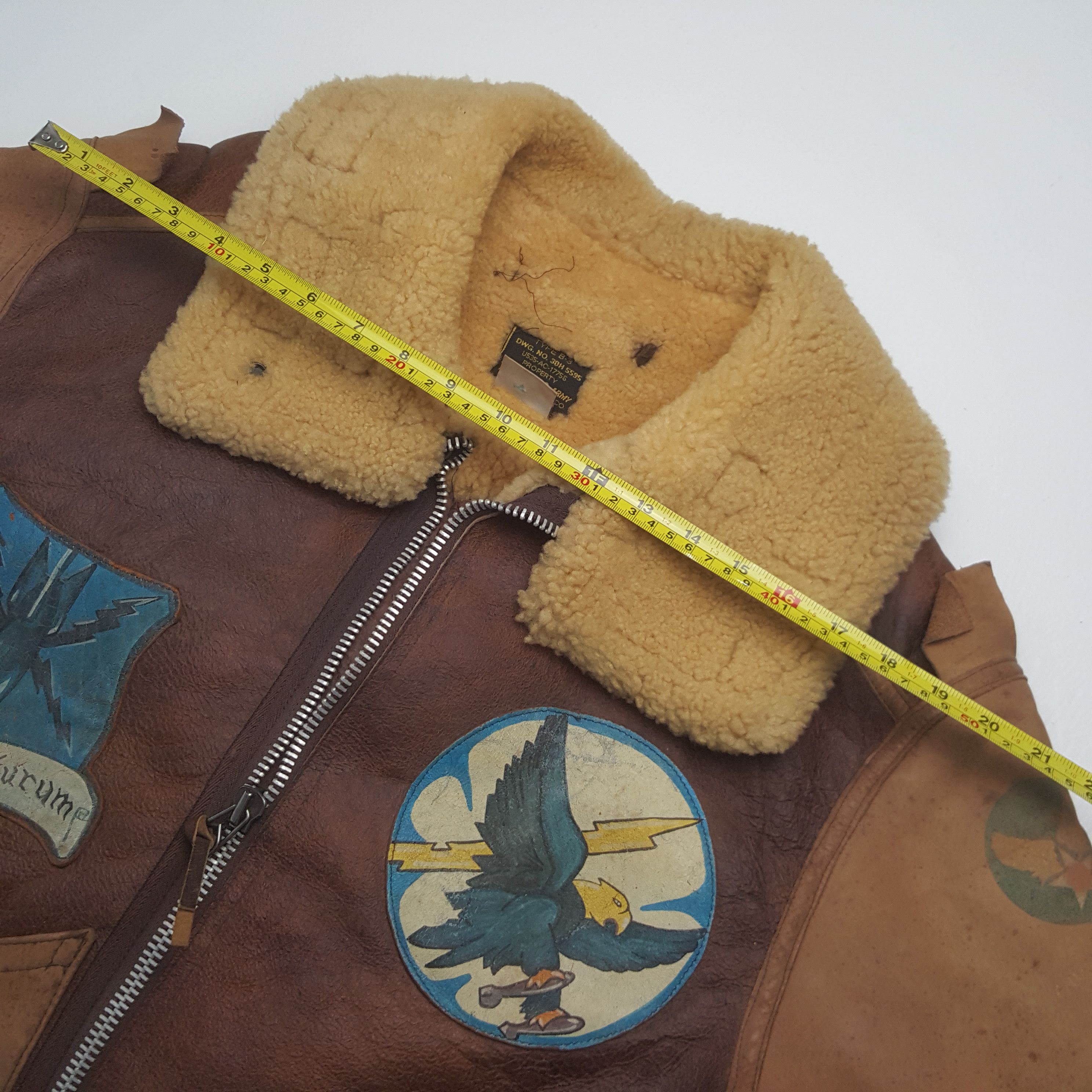 Avirex Vintage Avirex Air Force Winter Leather Jacket C303N9 Size US L / EU 52-54 / 3 - 7 Thumbnail