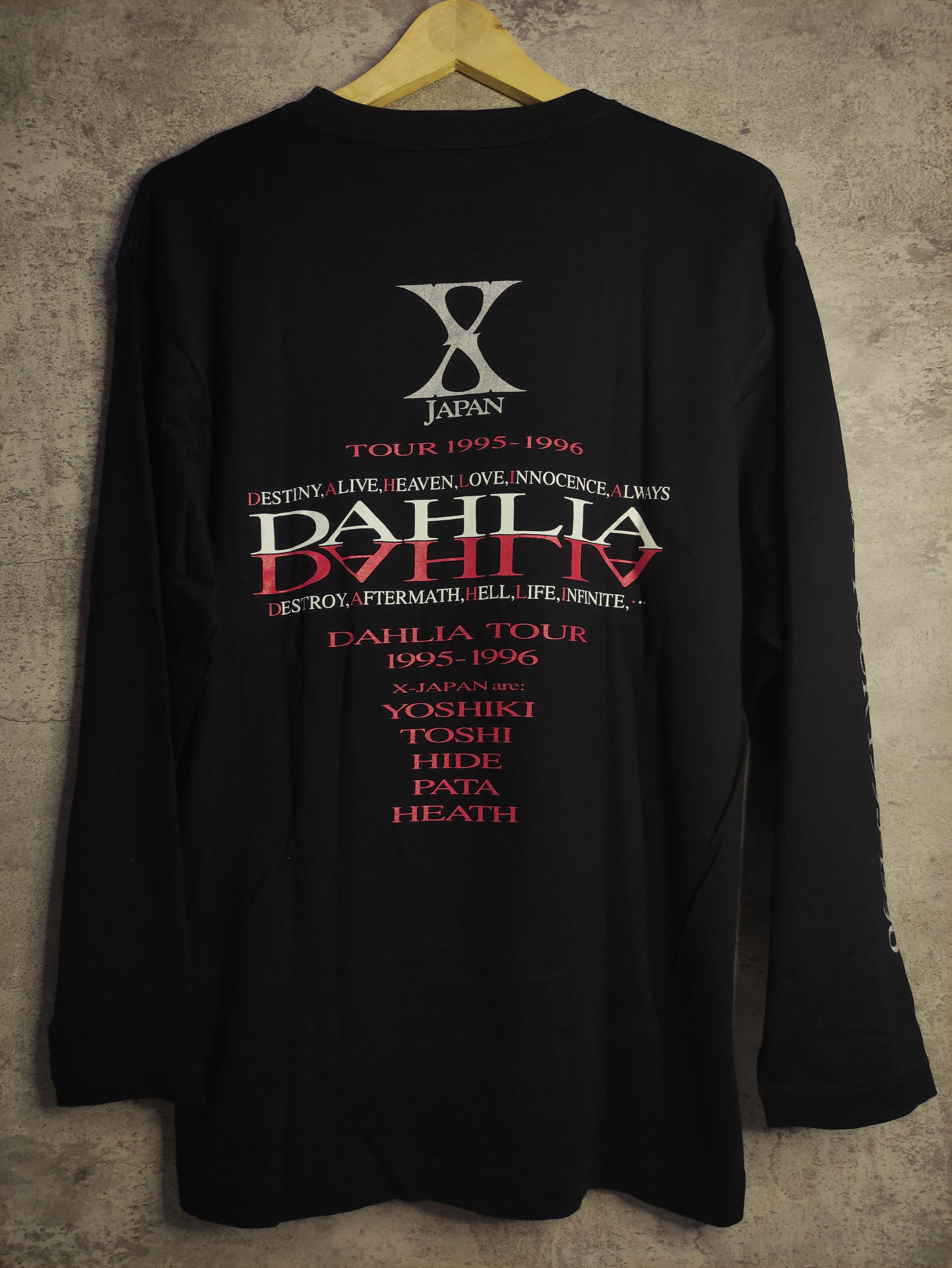X JAPAN DAHLIA TOUR 1995-1996 Tシャツセット未使用 X JAPAN DAHLIA TOUR 未使用Tシャツマフラーパンフレットセット