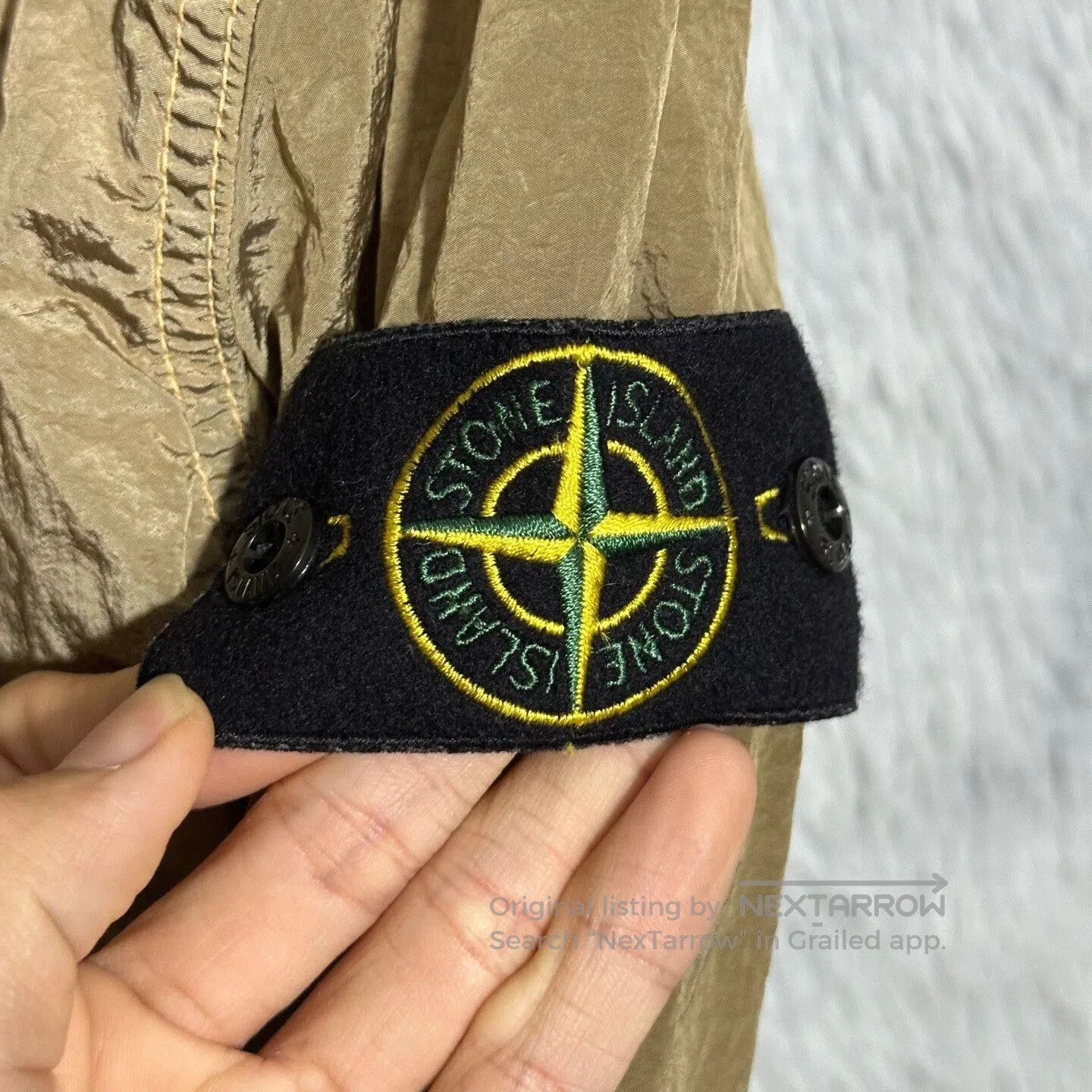 Stone Island stone island metallic nylon jacket gold color. Size US M / EU 48-50 / 2 - 5 Thumbnail