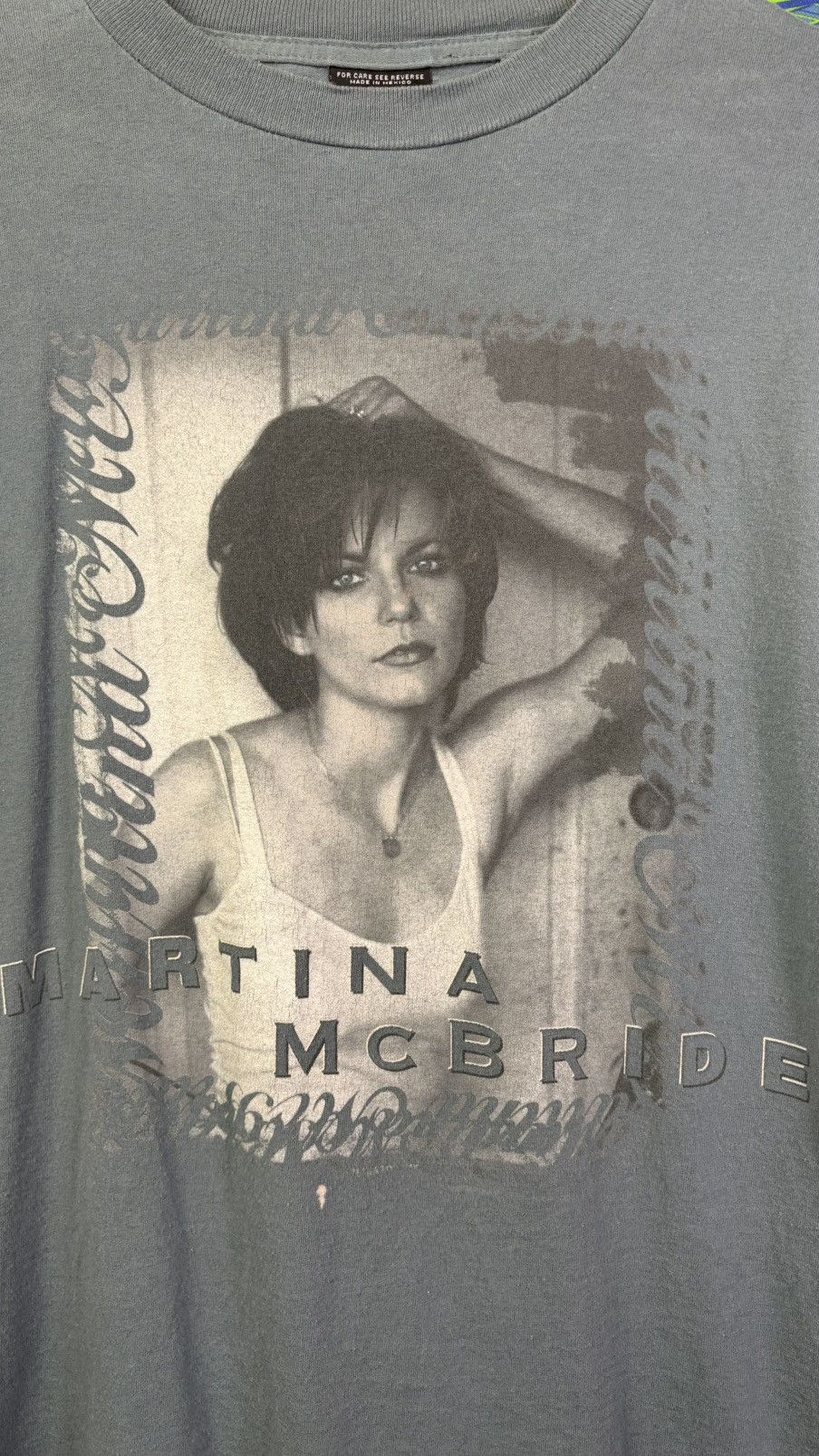 Giant Vintage 90s Martina McBride Evolution Tour Concert Eye Tee Size US XL / EU 56 / 4 - 3 Thumbnail