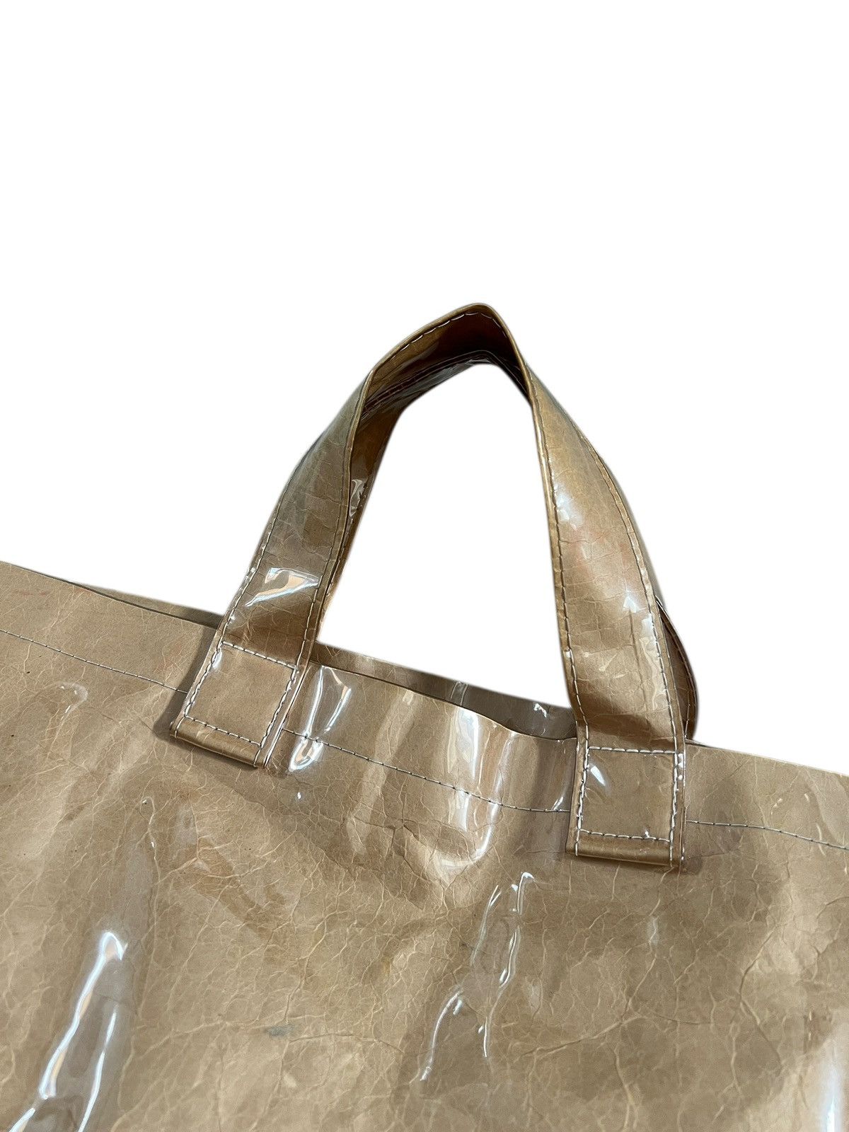 Comme des Garcons Comme des Garcons PVC Kraft Paper Tote Bag Size ONE SIZE - 4 Thumbnail