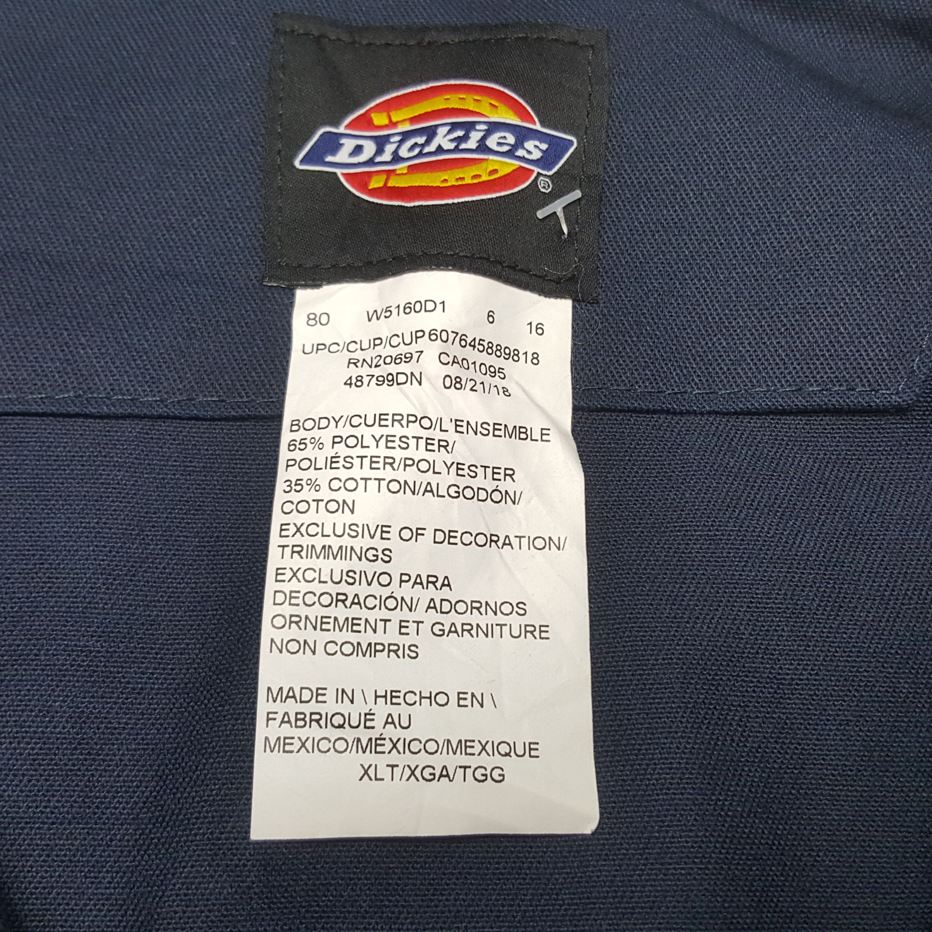 Dickies × Vintage Vintage Dickies American Workwear Skull Punk Coverall Jacket Size US XL / EU 56 / 4 - 7 Thumbnail