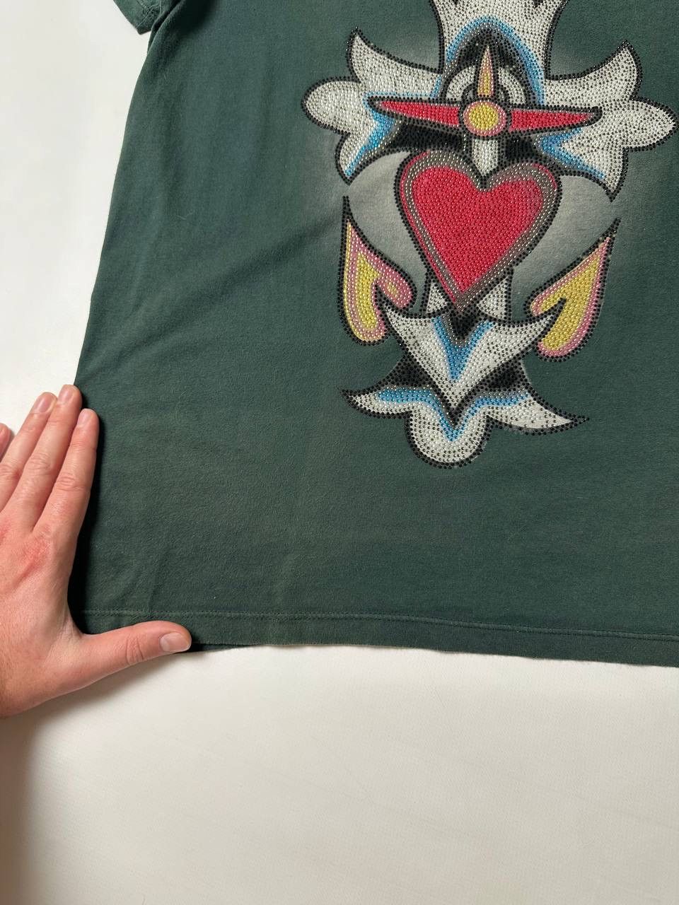Ed Hardy Ed Hardy By Christian Audigier 00s T shirt Y2k Size US M / EU 48-50 / 2 - 2 Thumbnail
