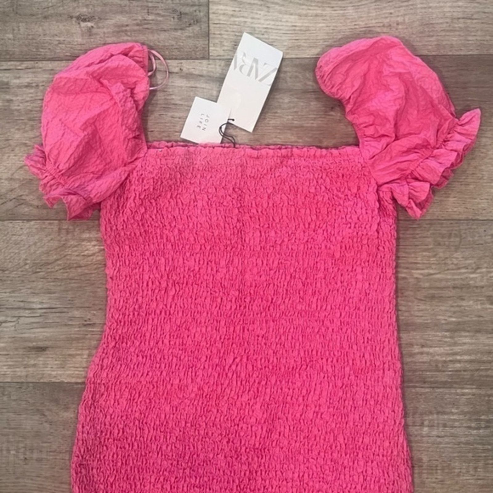 Zara ZARA Mini Dress with Flounced Hem NWT LAST ONE!!! Size L / US 10 / IT 46 - 19 Thumbnail