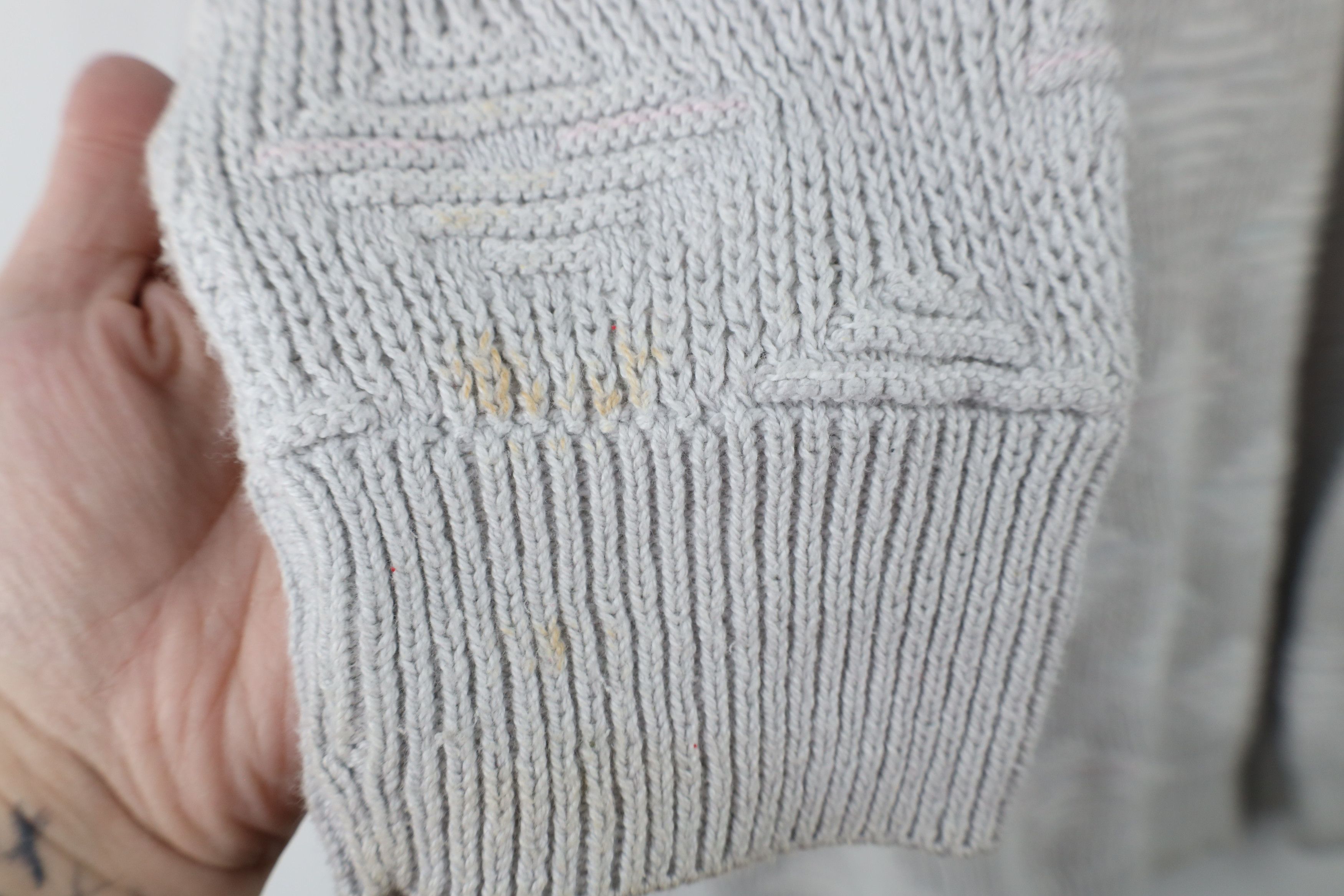 Vintage Vintage 90s Streetwear Ribbed Knit Crewneck Sweater USA Size US L / EU 52-54 / 3 - 4 Thumbnail