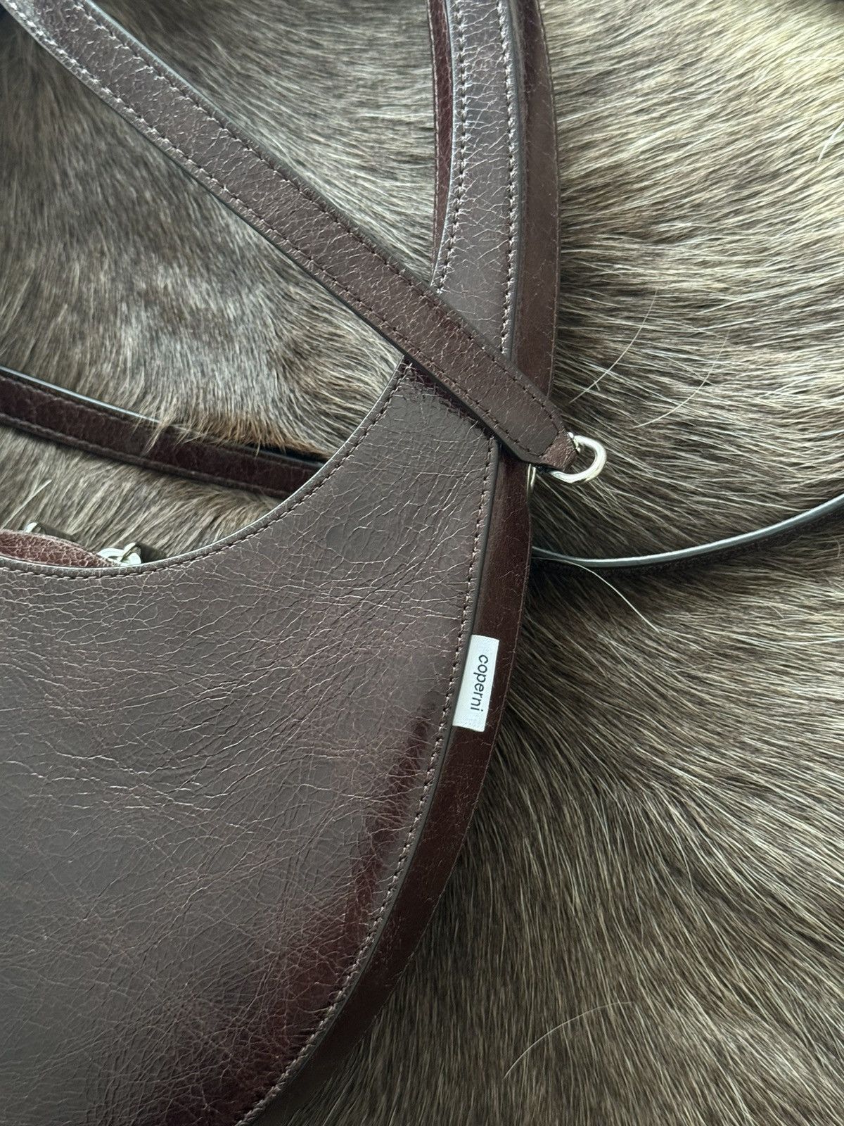 Coperni COPERNI Brown Swipe Crossbody Bag Size ONE SIZE - 4 Thumbnail