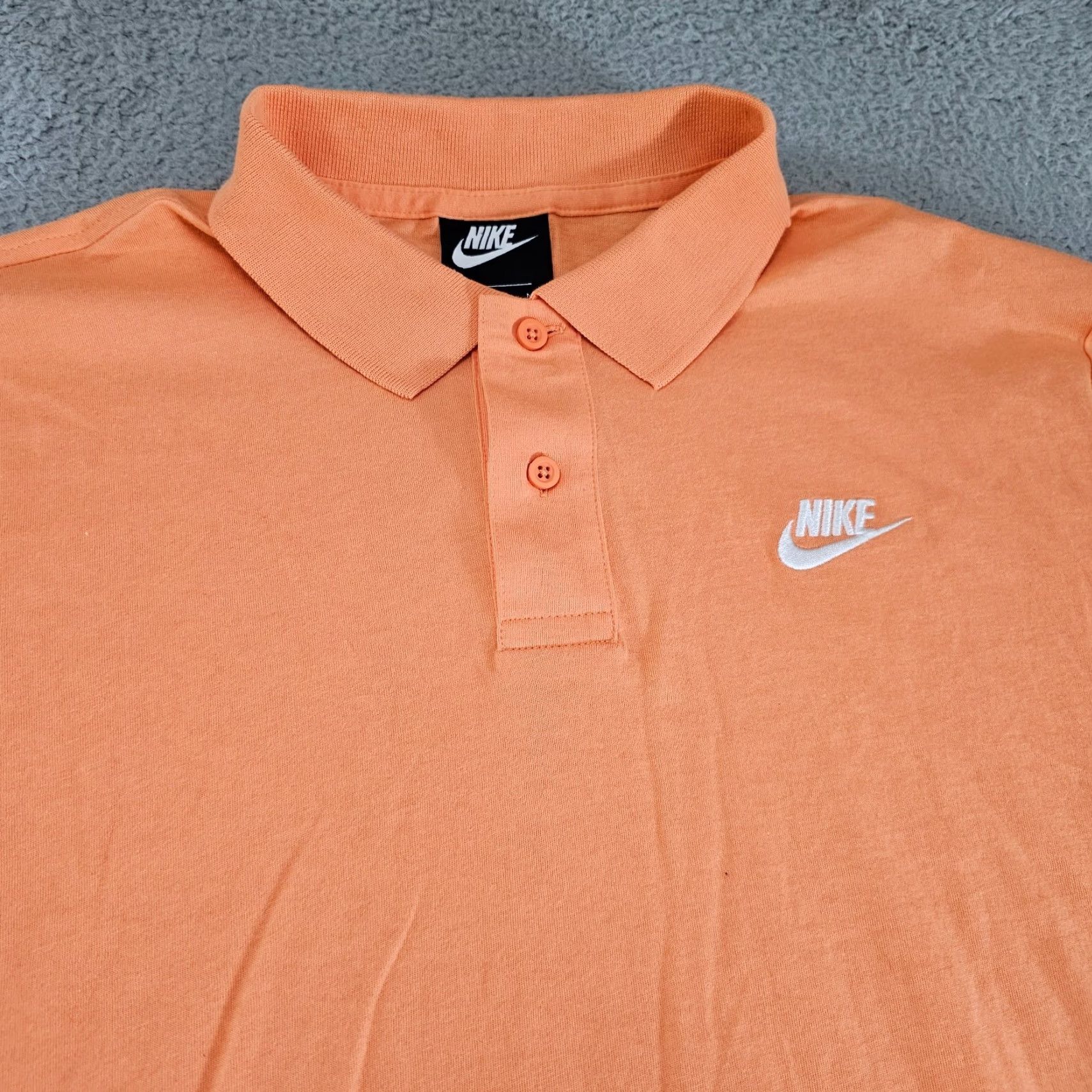 Nike Nike Polo Shirt Mens M Orange Cream Sportswear Swoosh Golf Preppy Vintage No Size US M / EU 48-50 / 2 - 2 Thumbnail