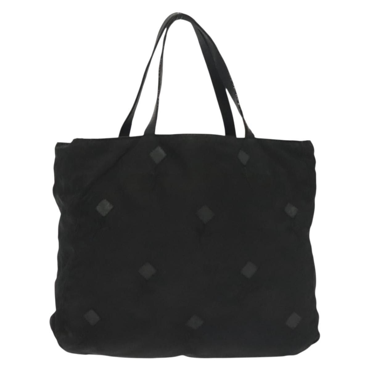 Prada PRADA Hand Bag Nylon Black Silver Size ONE SIZE - 3 Thumbnail