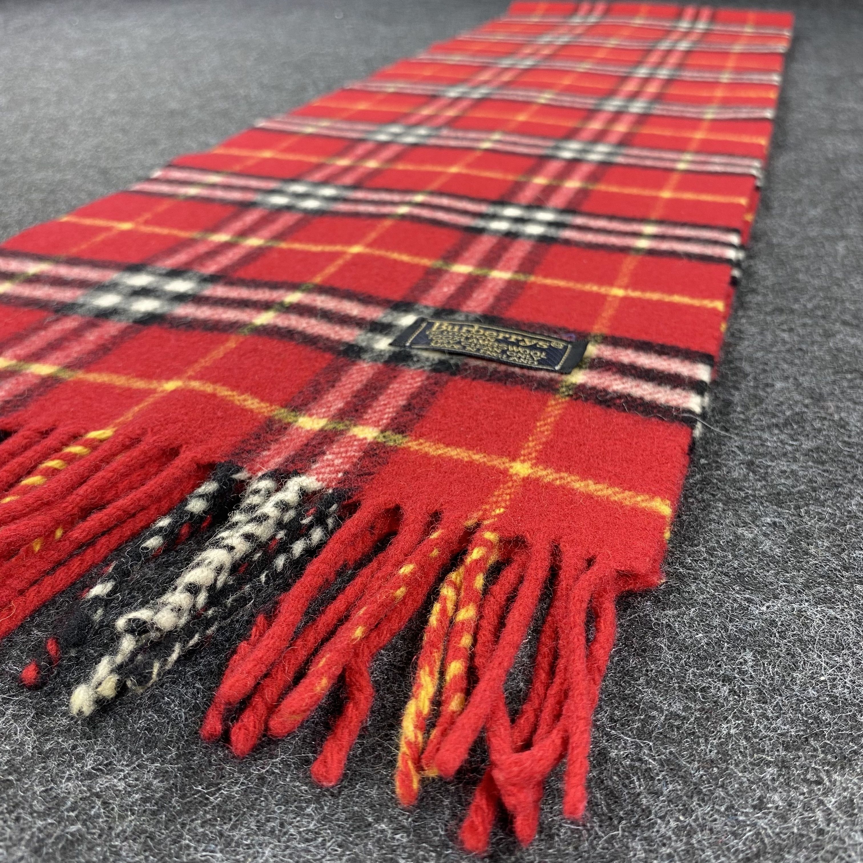 Burberry × Designer × Vintage GF10233 Burberry Scarf Neck Wear Muffler Nova Check Size ONE SIZE - 4 Thumbnail