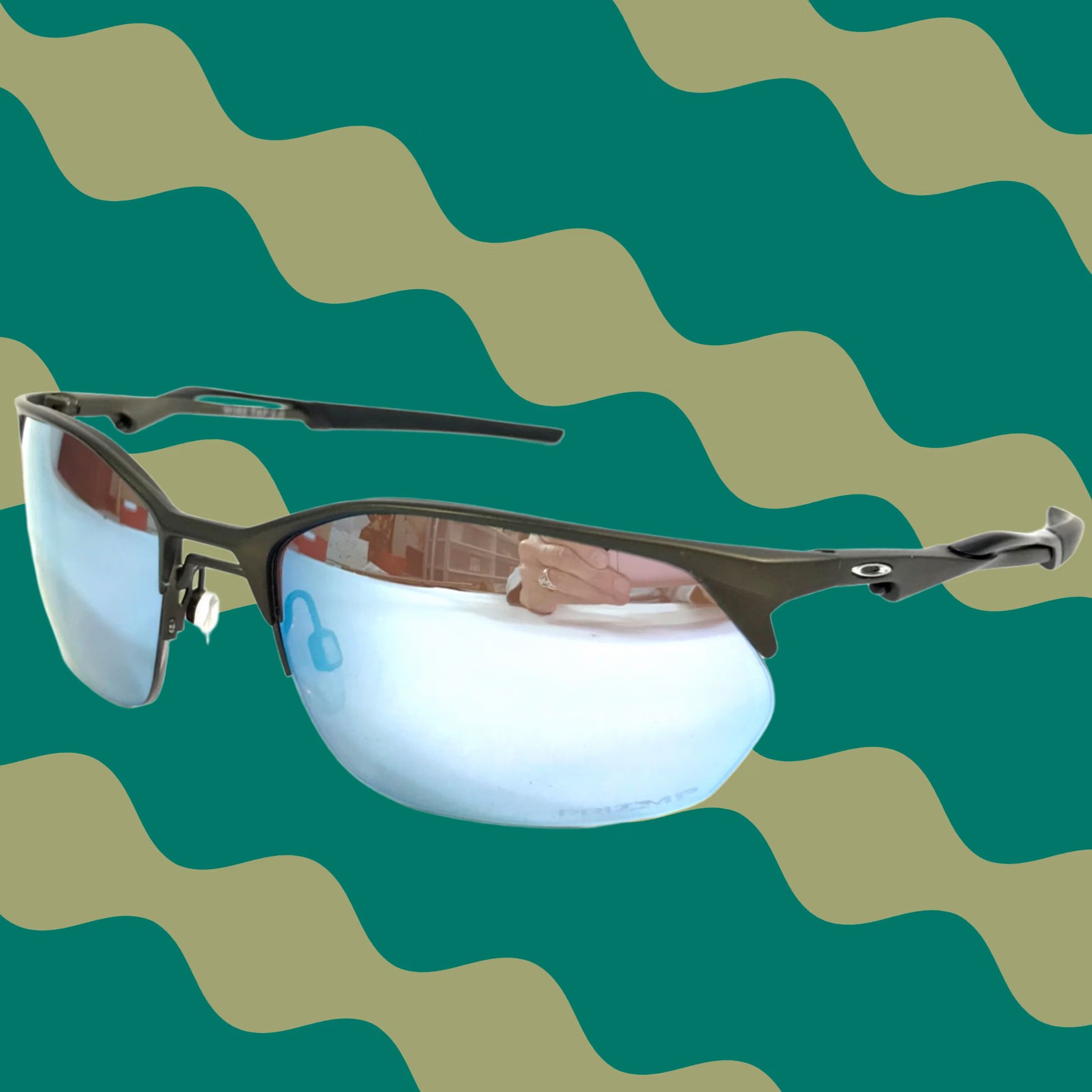 Oakley × Vintage Vintage OAKLEY Square Wire 2.0 Sunglasses A8015
