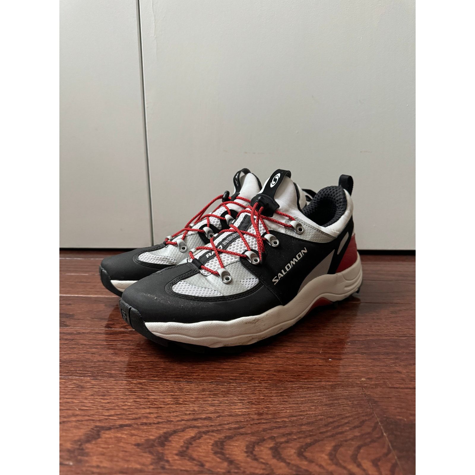Salomon Raid Wind White Black Berry Goji Size US 12 / EU 45 - 1 Thumbnail