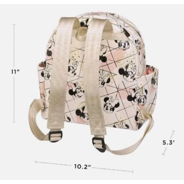 Other Shimmery Minnie Mouse Mini Backpack By Petunia Pickle Bottom Size ONE SIZE - 4 Thumbnail