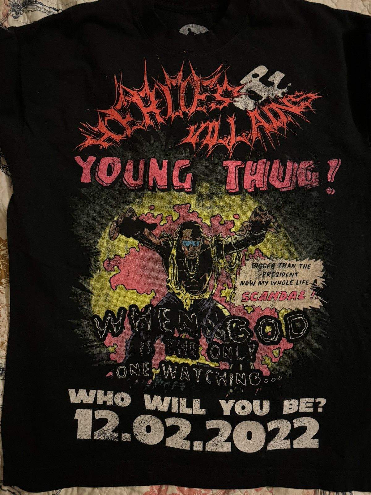 Metro Boomin Heroes and Villains x Young Thug Comic Tee