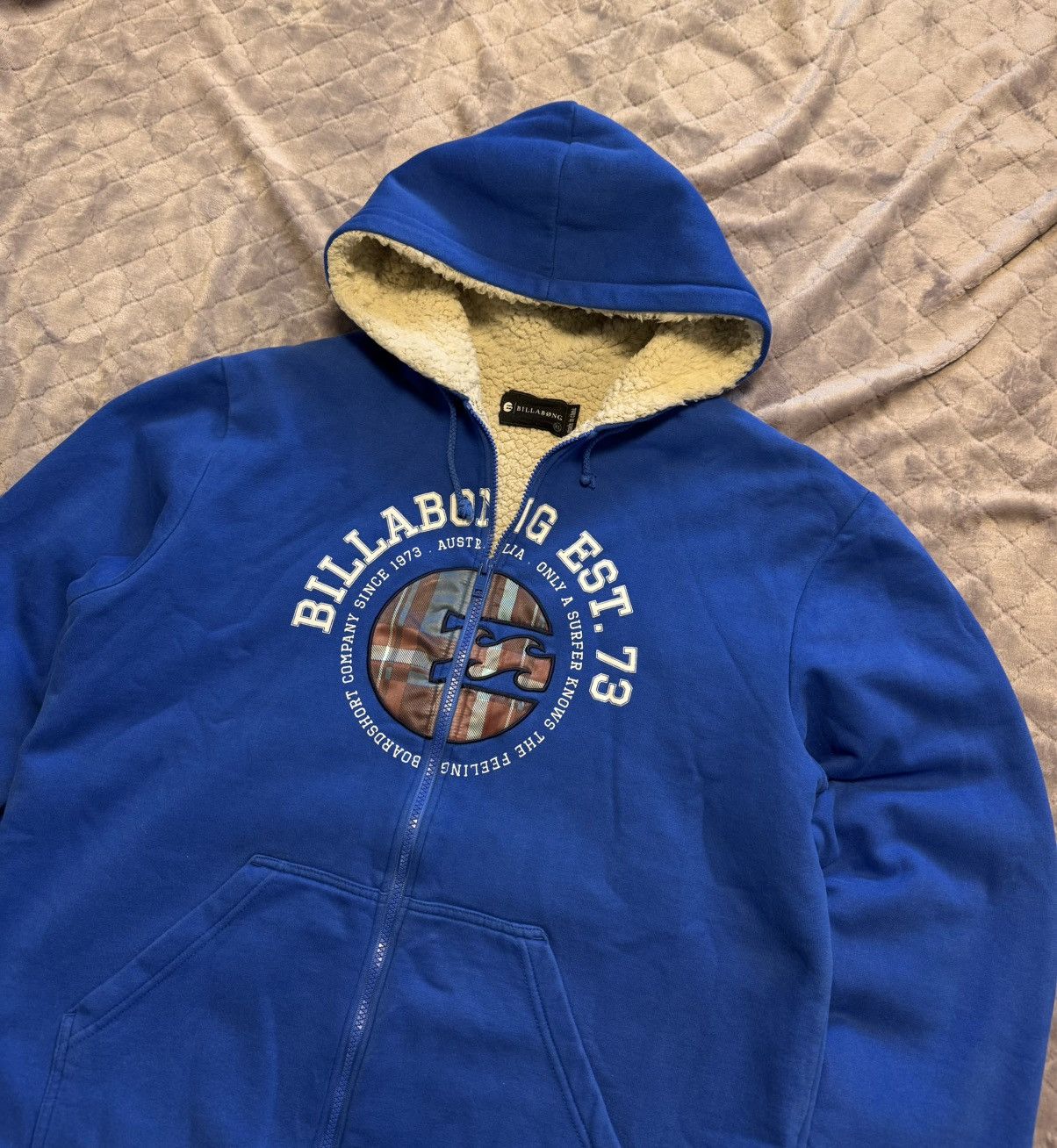 Billabong × Vintage Vintage y2k Billabong Surf Zip Up Hoodie Size US XL / EU 56 / 4 - 4 Thumbnail