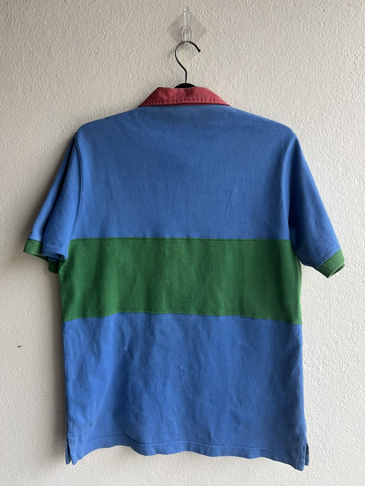 Polo Ralph Lauren Vintage 90s Polo Ralph Lauren RLPC67 Spell Out Rugby Shirt Size US L / EU 52-54 / 3 - 2 Thumbnail