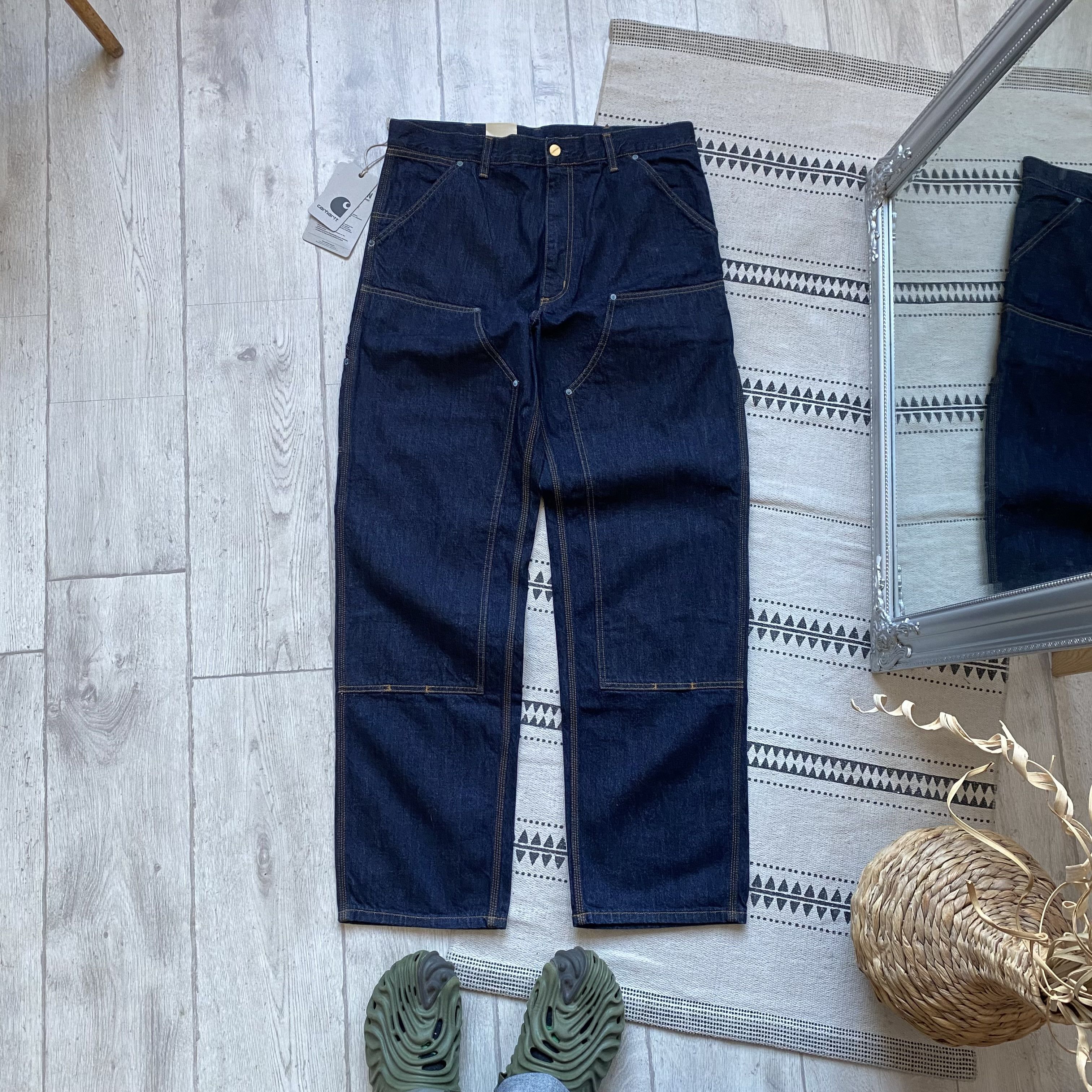Carhartt 👖Worker Carhartt double knee jeans 13oz Workwear Skater Size US 32 / EU 48 - 1 Thumbnail