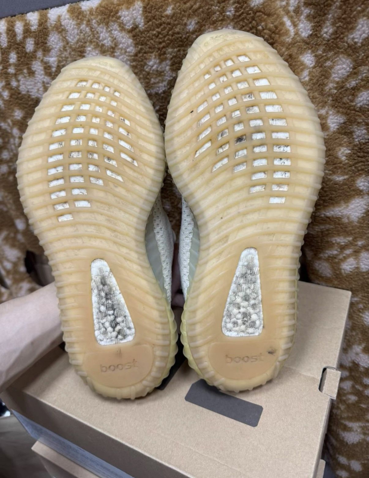 Adidas Adidas Yeezy 350 Flax FX9028 K37 Size US 9 / EU 42 - 6 Thumbnail