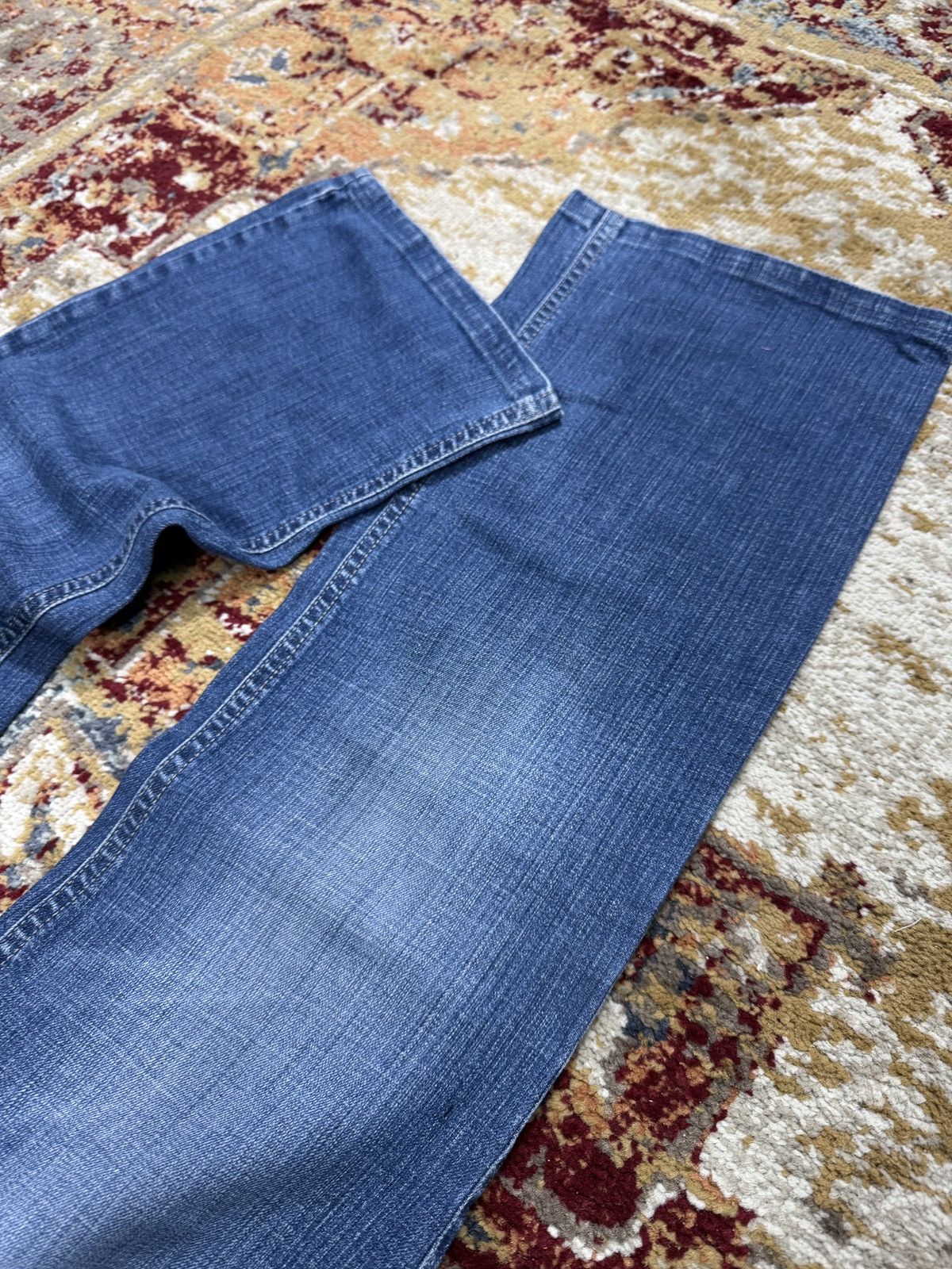 Japanese Brand × Kapital ᶠᵃⁿᶜʸᵍᵘʸ Y2K Flared Denim Boootcut Flared Jeans Cargo Pant Size US 32 / EU 48 - 3 Thumbnail