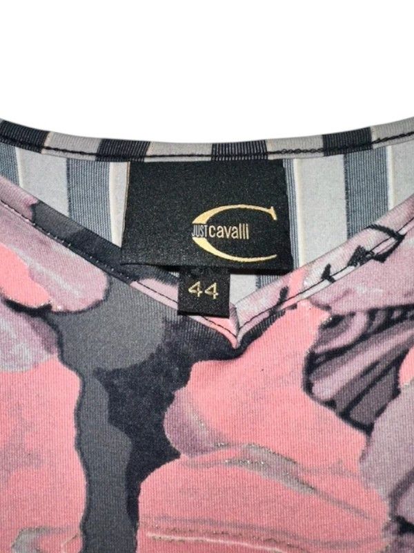 Just Cavalli Just Cavalli Floral Asymmetrical Slip Dress, c.2000s Size M / US 6-8 / IT 42-44 - 6 Thumbnail