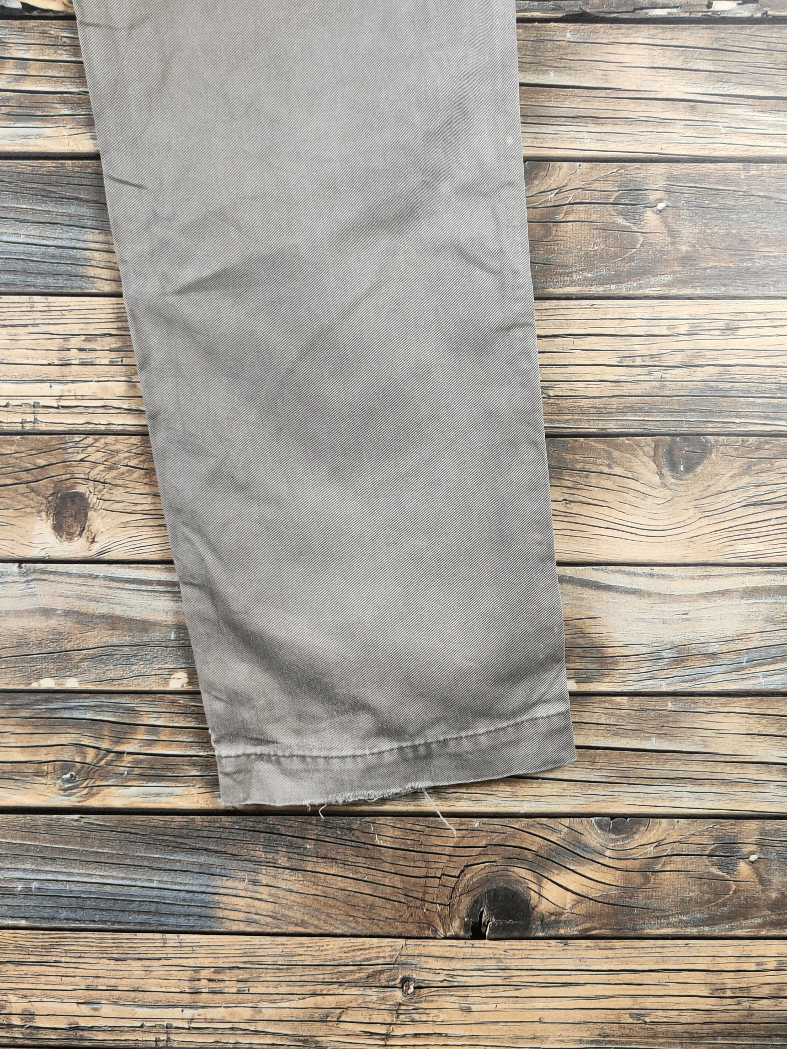 GU DL GU Olive Faded Multipocket Casual Pants #46-302 Size US 32 / EU 48 - 11 Thumbnail