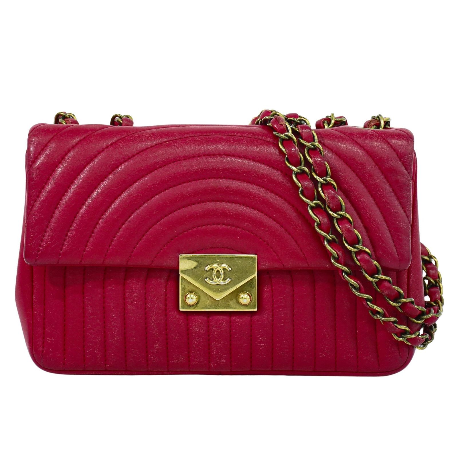 Chanel Chanel Pagoda Flap Bag Quilted Lambskin Size ONE SIZE - 1 Thumbnail