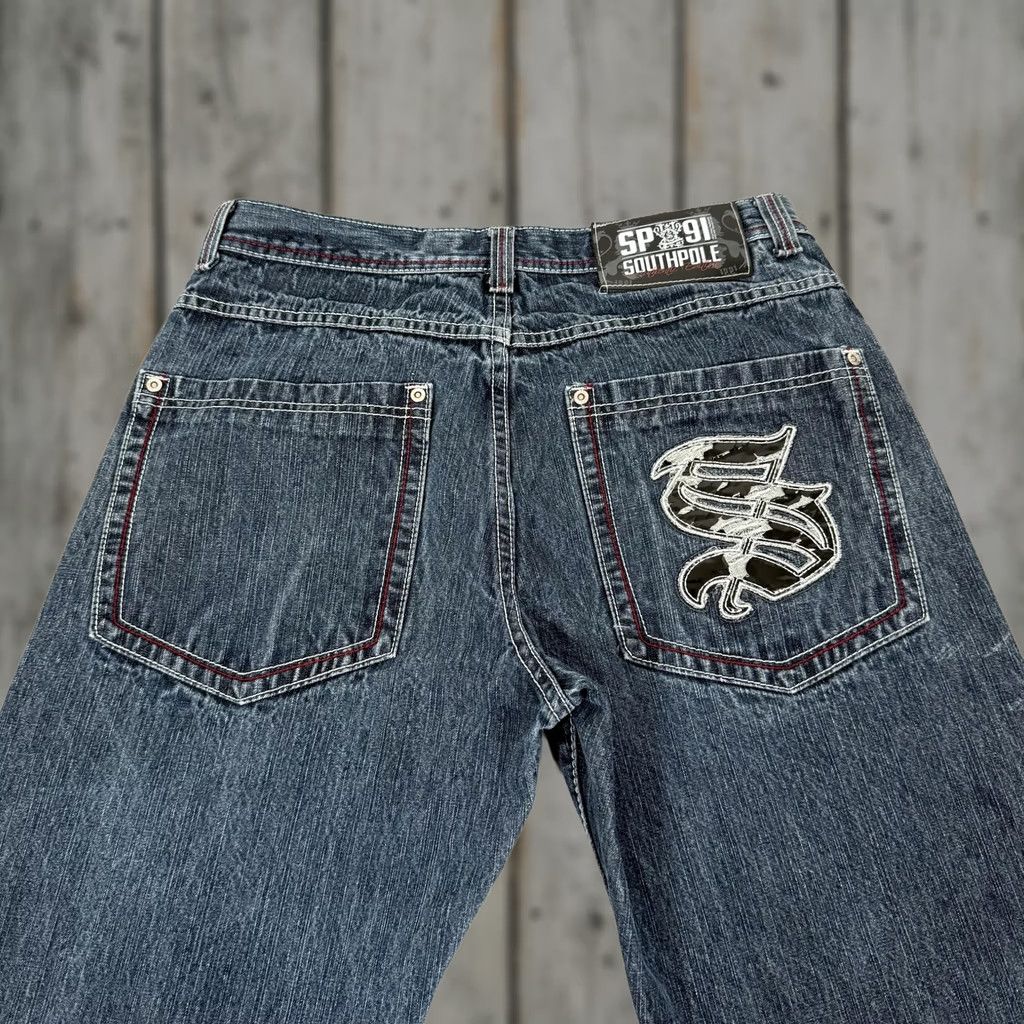 Polar Skate Co. × Southpole Baggy Southpole jeans red tab | Grailed