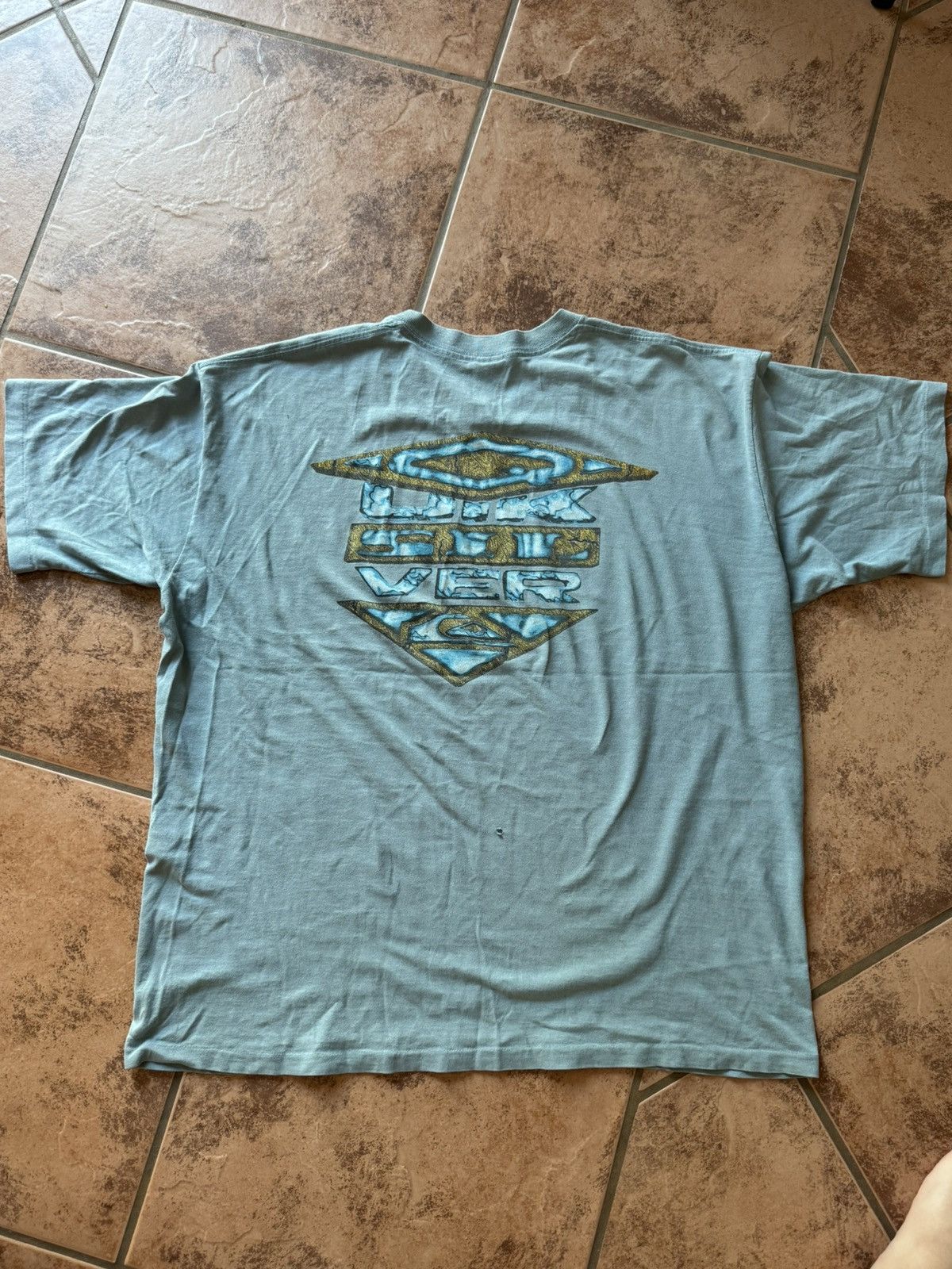 Quiksilver × Vintage Quicksilver 1990s Vintage Single Stitch Tee USA Size US XL / EU 56 / 4 - 6 Thumbnail
