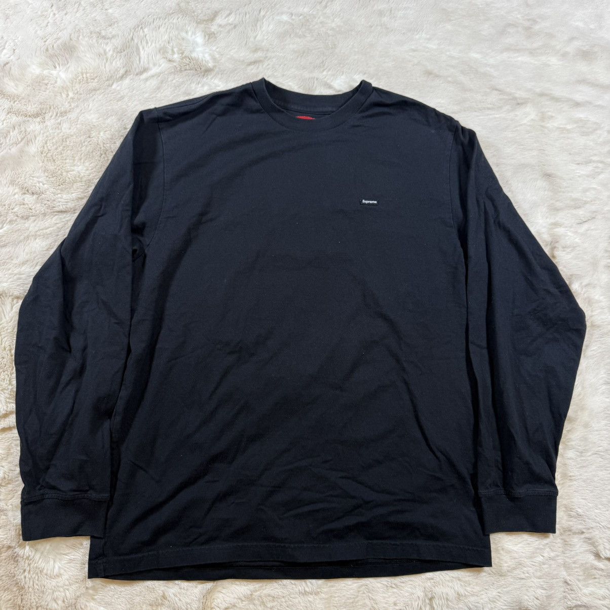 Supreme Supreme Small Box Long Sleeve Tee 'Black' Size Medium Size US M / EU 48-50 / 2 - 1 Thumbnail