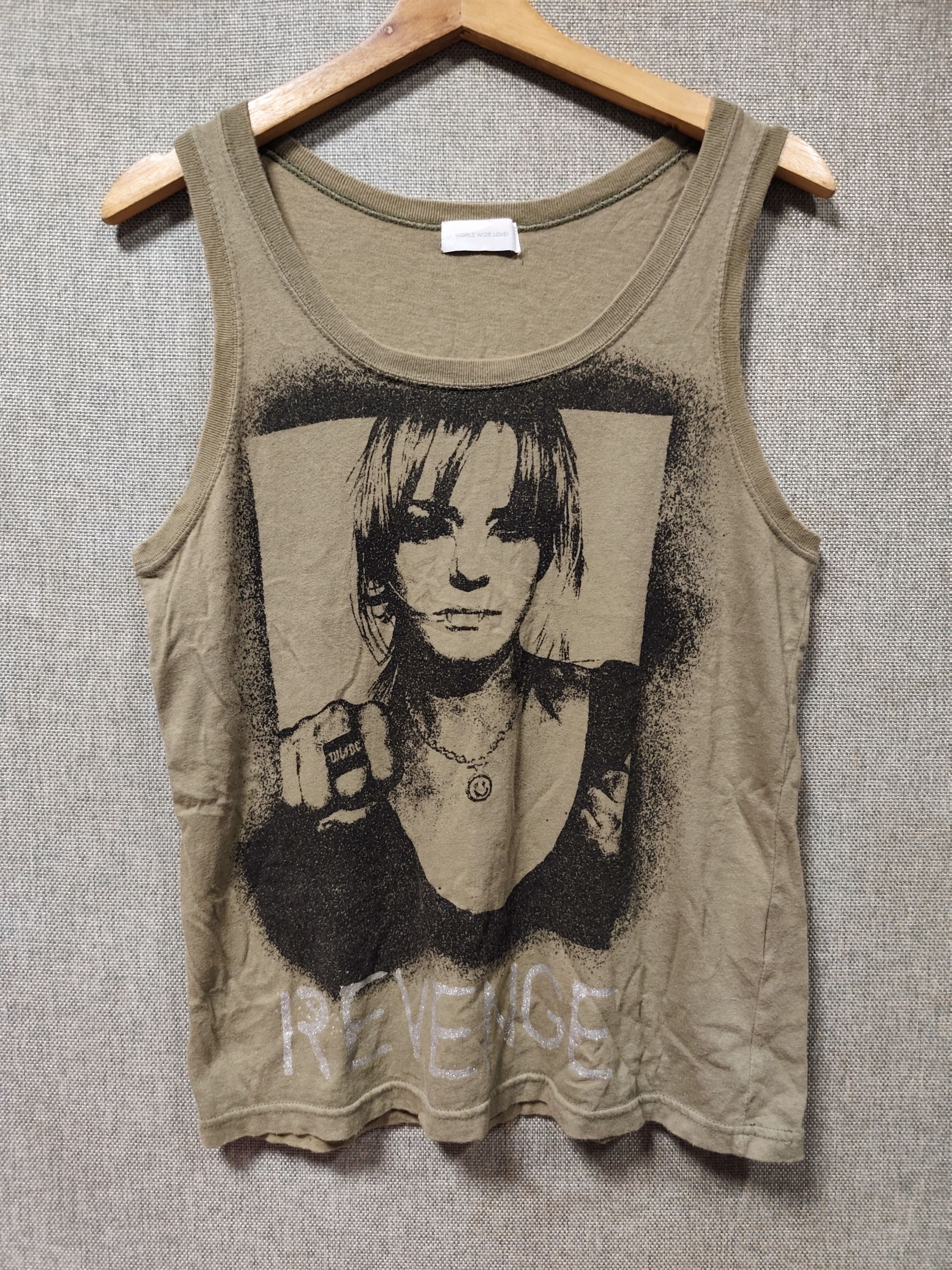 If Six Was Nine World Wide Love Revenge Tank Tops Size S / US 4 / IT 40 - 1 Thumbnail