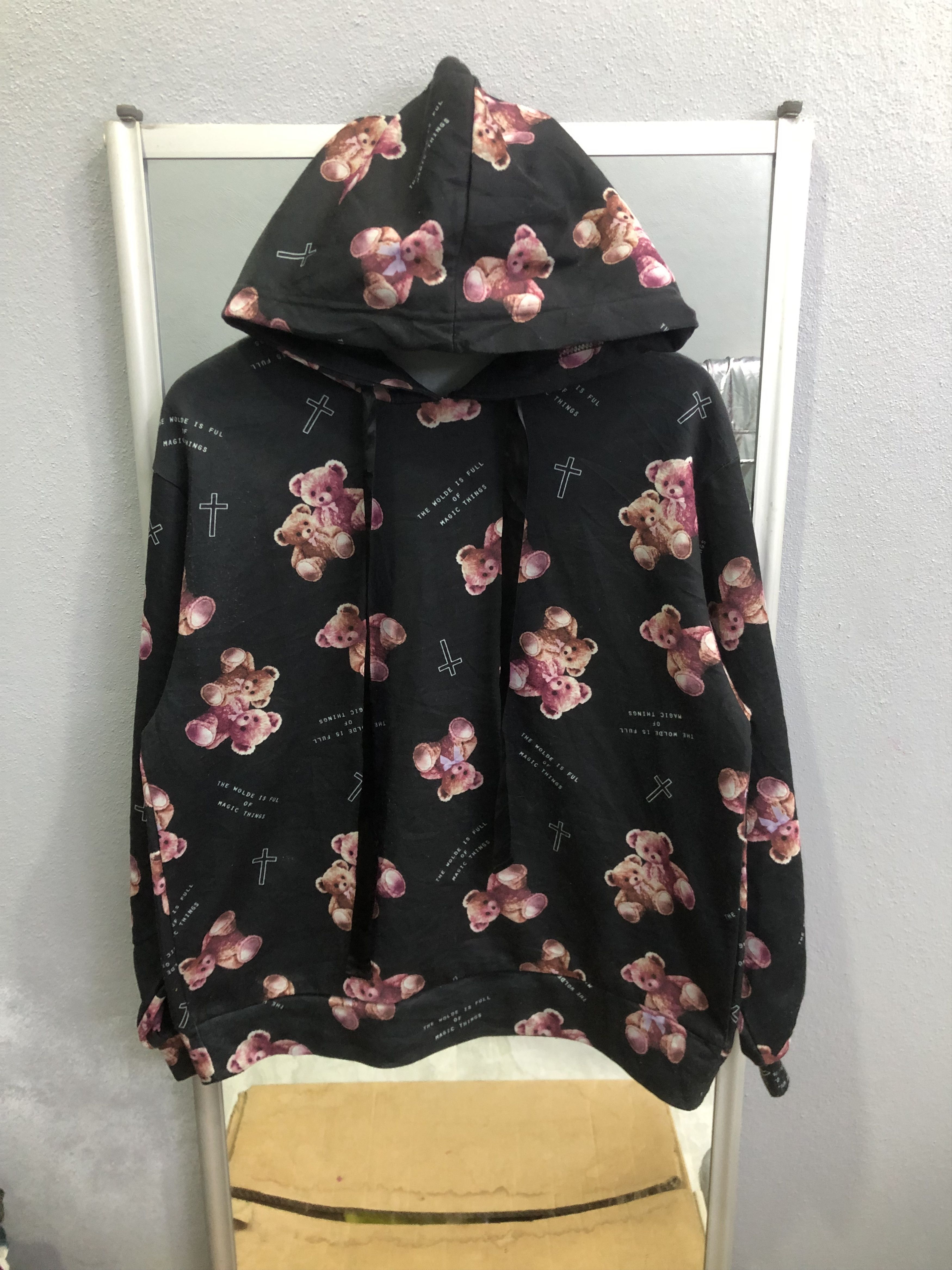 Japanese Brand Chip Clip Teddy Bear All Over Print Hoodie Japan Size M / US 6-8 / IT 42-44 - 1 Thumbnail