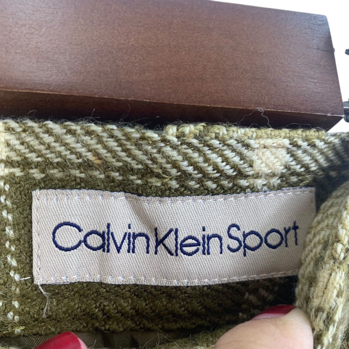 Calvin Klein CALVIN KLEIN SPORTS Checkered Plaids Maxi Skirts Size 24" / US 00 / IT 34 - 3 Thumbnail
