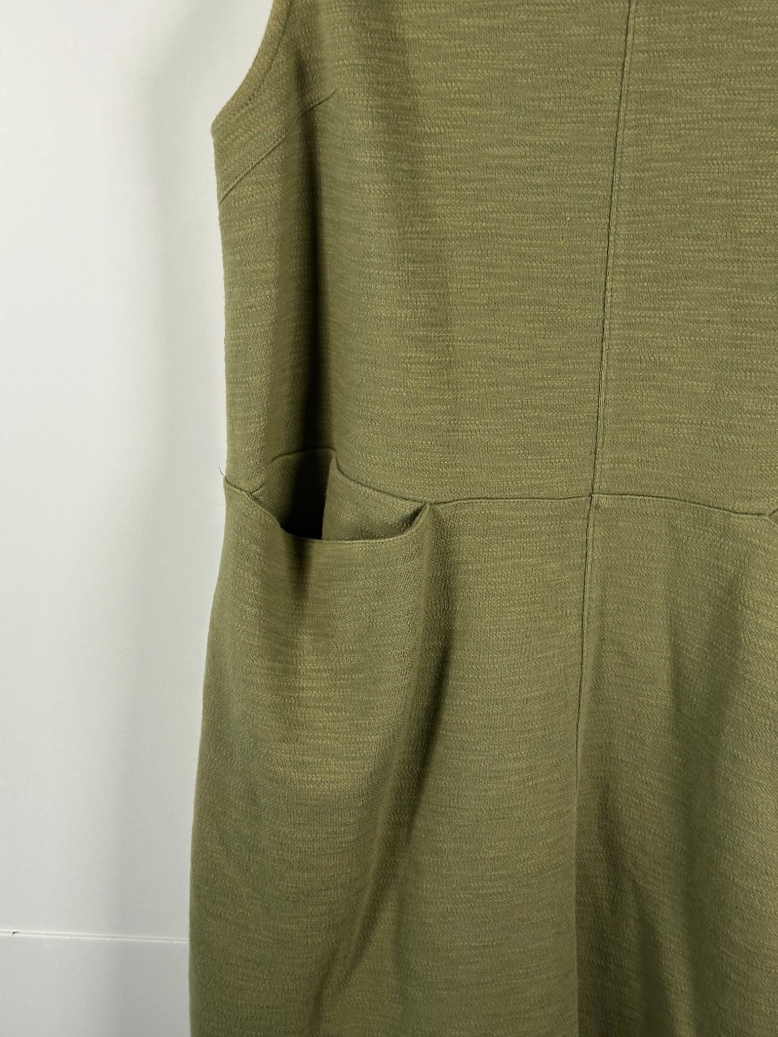 Other Free People Dress Womens S Olive Knit Sleeveless Collared Size S / US 4 / IT 40 - 8 Thumbnail