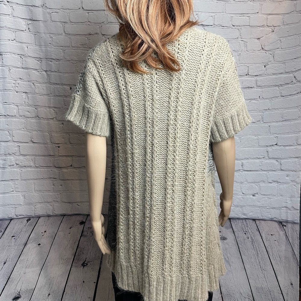 Other Gottardi Collection Brown Knit Long Cardigan Made in Italy Size S / US 4 / IT 40 - 2 Thumbnail