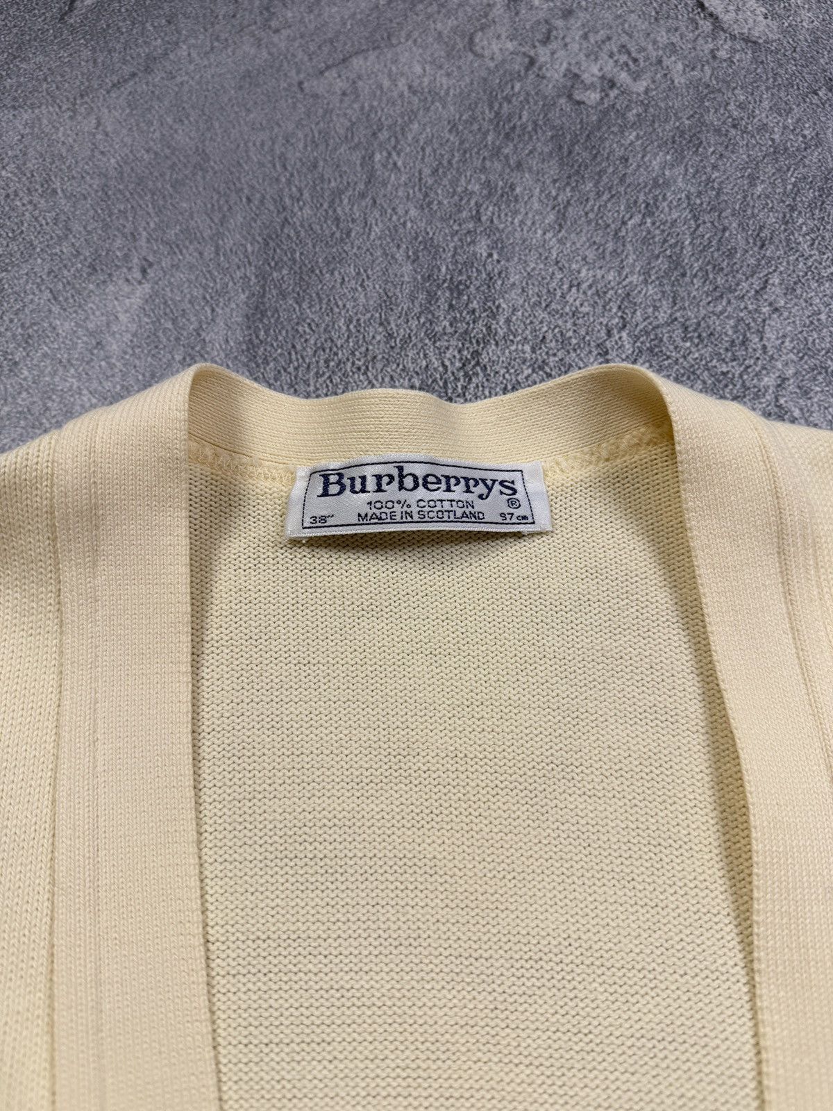 Burberry Burberry vintage wool cardigan pocket logo embroidered Size US L / EU 52-54 / 3 - 15 Thumbnail