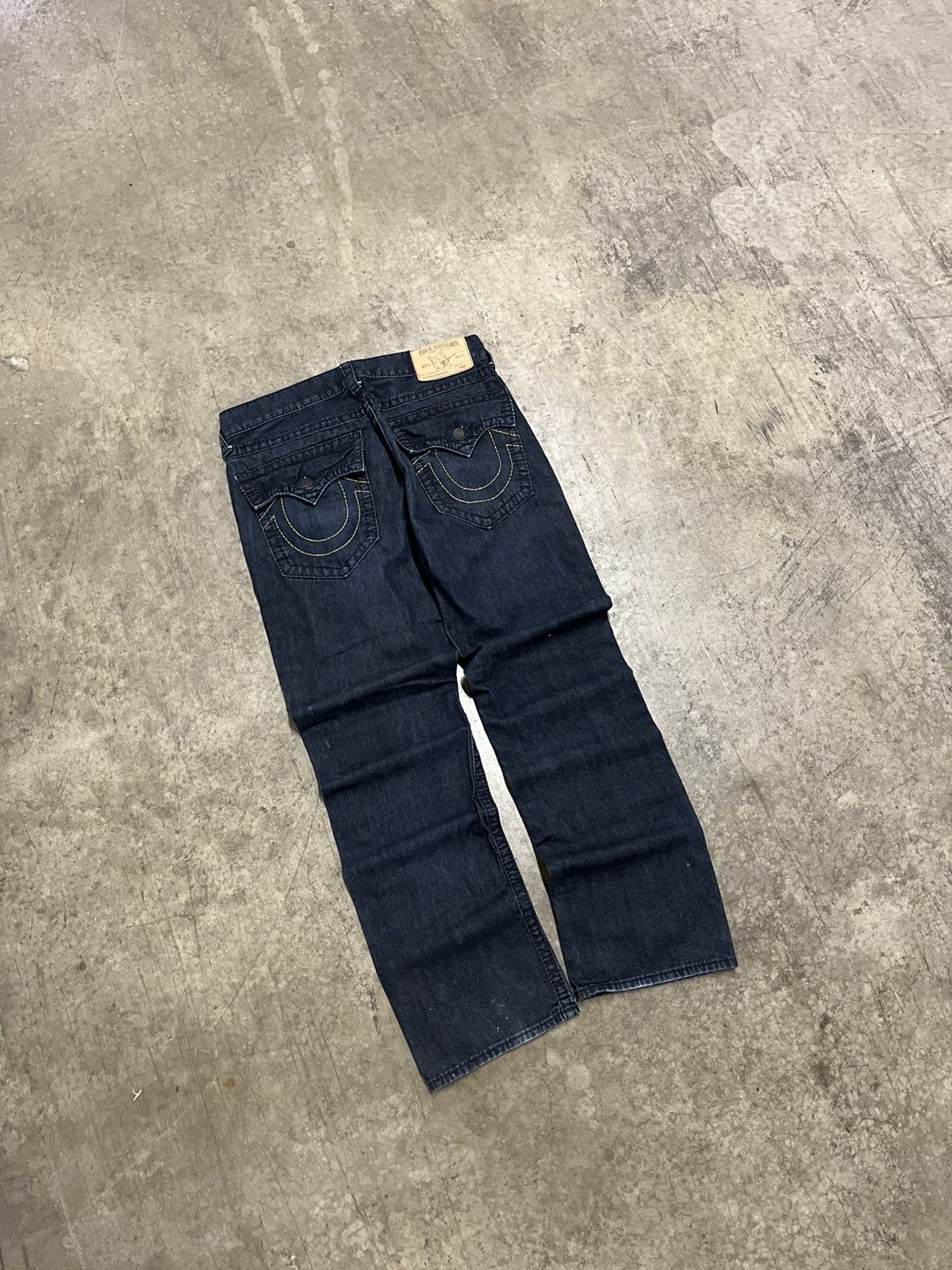 True Religion × Vintage True religion y2k baggy fit denim skater hype streetwear Size US 34 / EU 50 - 2 Thumbnail