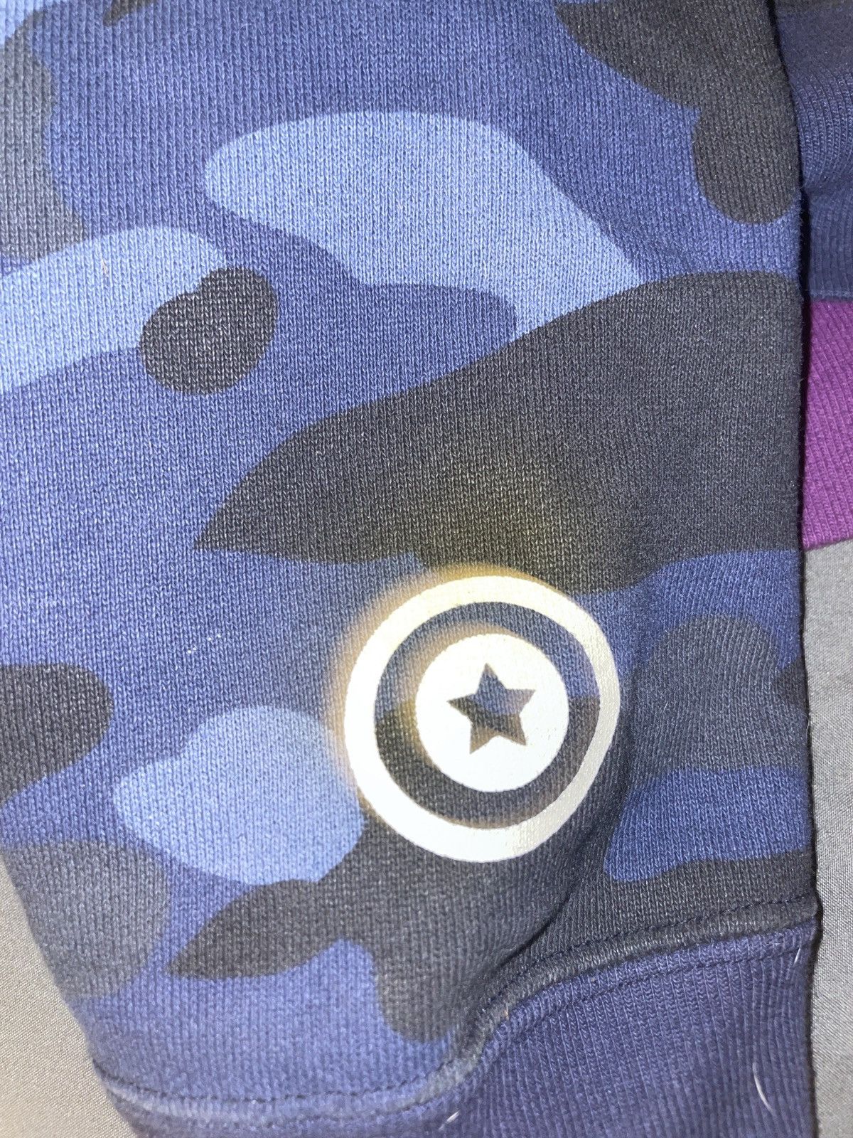 Bape 2 Tone split Bape hoodie Size US XXL / EU 58 / 5 - 6 Thumbnail