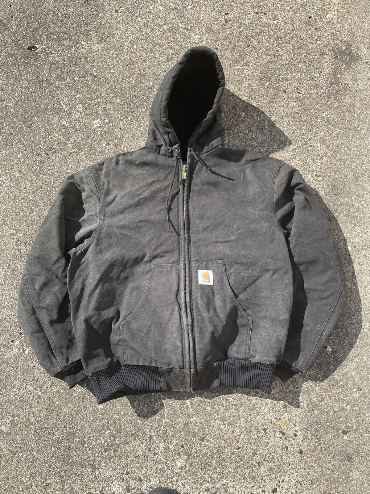 image of J04 Blk Carhartt Jacket in Black, Men's (Size Large)
