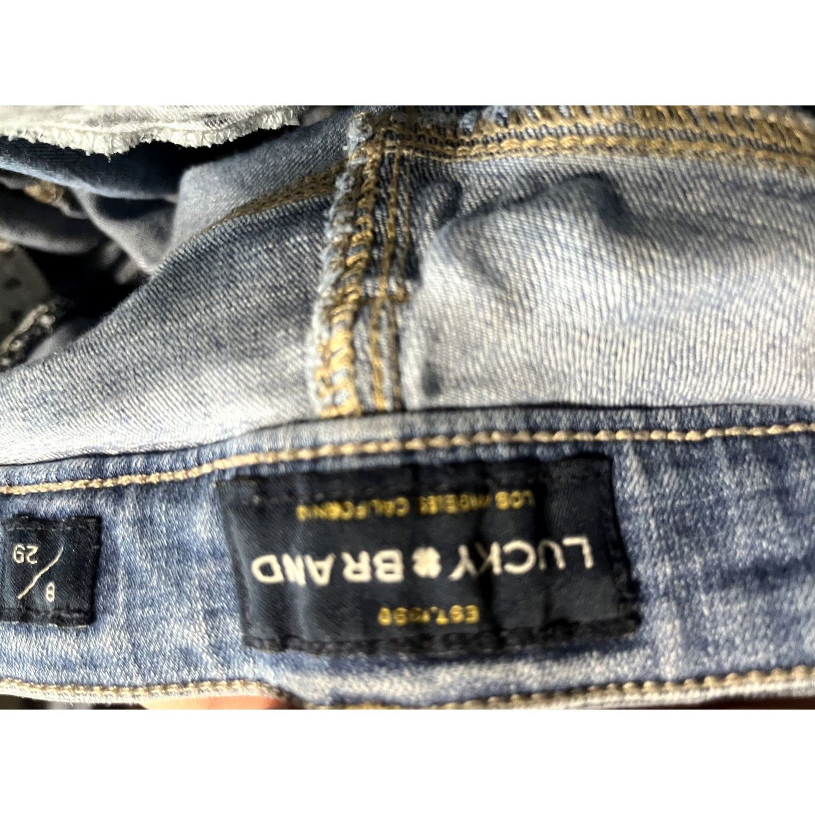 Lucky Brand VINTAGE Lucky Brand Jeans Shirt? Size 30" / US 8 / IT 44 - 5 Thumbnail