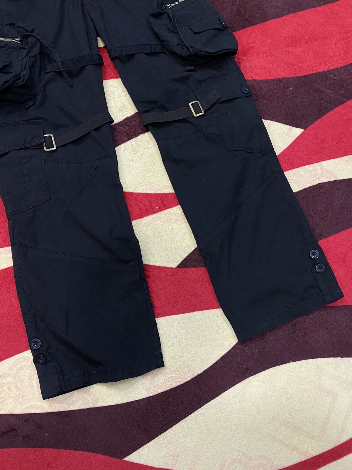 Japanese Brand Tactical Multipocket Bondage Pants (Action Lad Figure Inc) Size US 34 / EU 50 - 3 Thumbnail