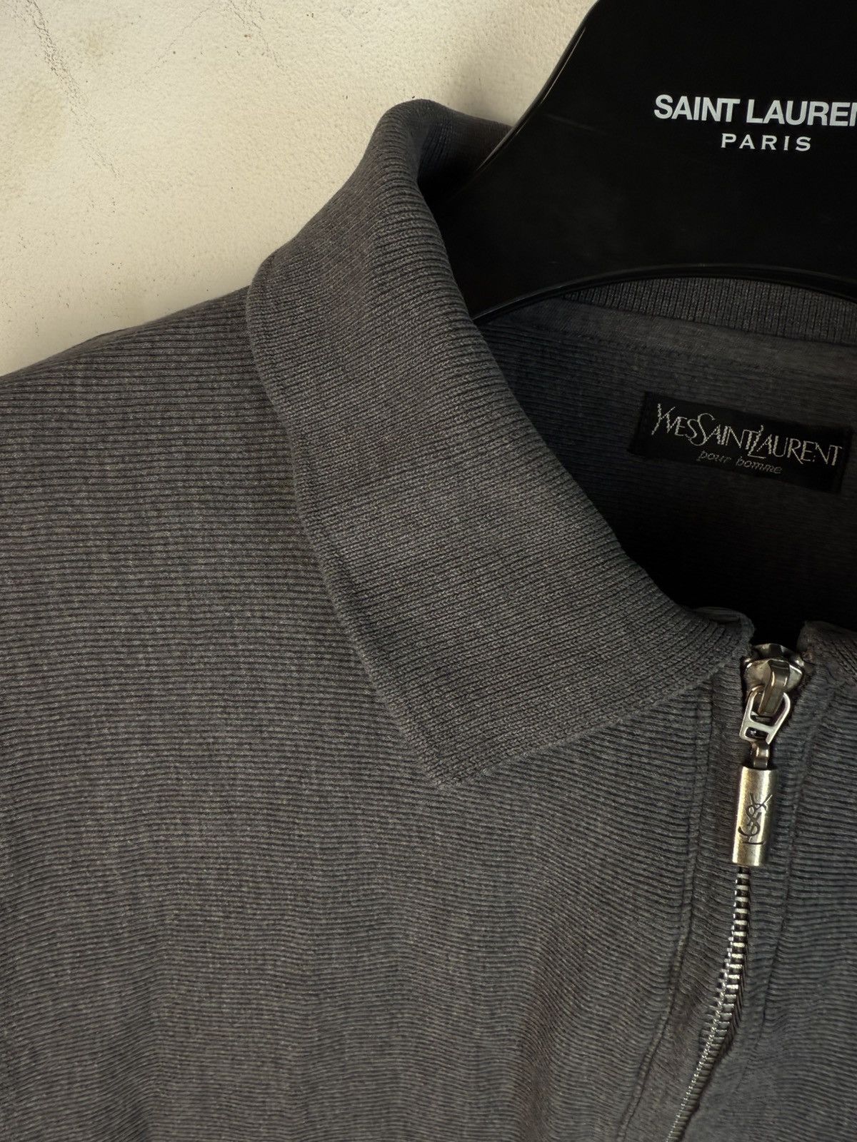 Yves Saint Laurent 90s YSL Polo Shirt Grey YSL Shirt YSL Tee Size US XL / EU 56 / 4 - 15 Thumbnail