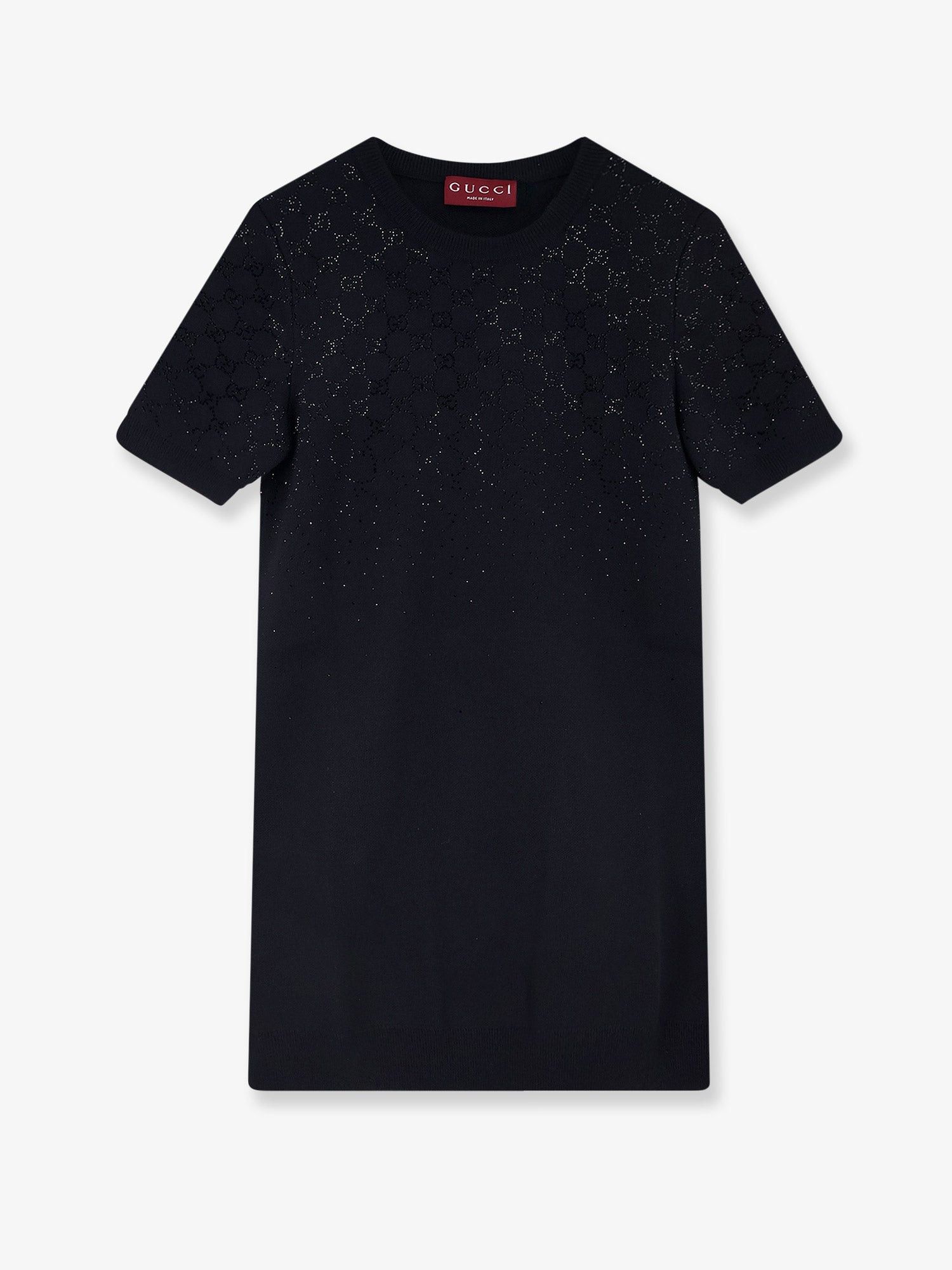 Gucci Short Wool Dress With Gg Crystals Size S / US 4 / IT 40 - 1 Thumbnail