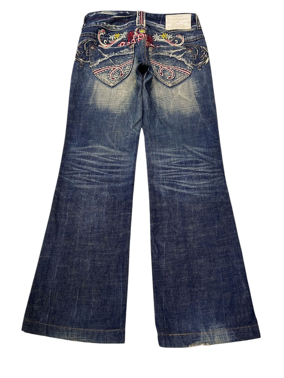 Japanese Brand × Vintage Vintage Japanese Denim Redpepper Mud Wash Flare Jeans Size US 30 / EU 46 - 1 Thumbnail