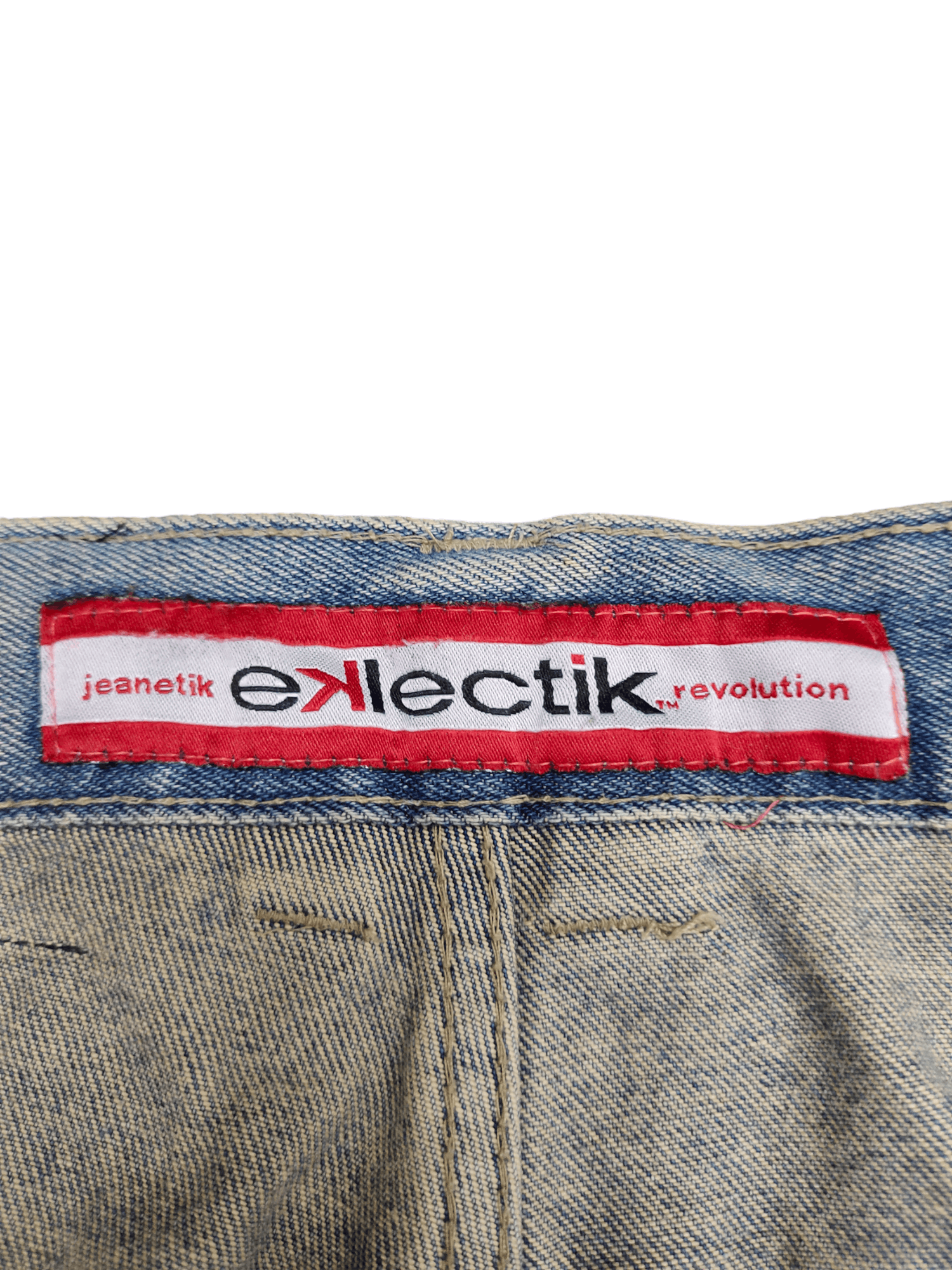 Ecko Unltd. Baggy Jeans Eklectik Genes Sand Wash Wide Leg Jeans Y2k Jnco Size US 38 / EU 54 - 16 Thumbnail