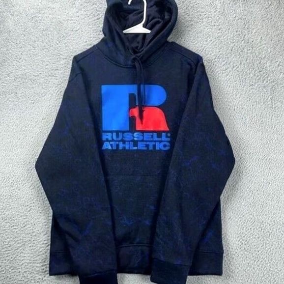 Russell Athletic Russell Athletic Hoodie Mens Medium Blue Graphic Sweatshirt Pullover NEW Size US M / EU 48-50 / 2 - 4 Thumbnail