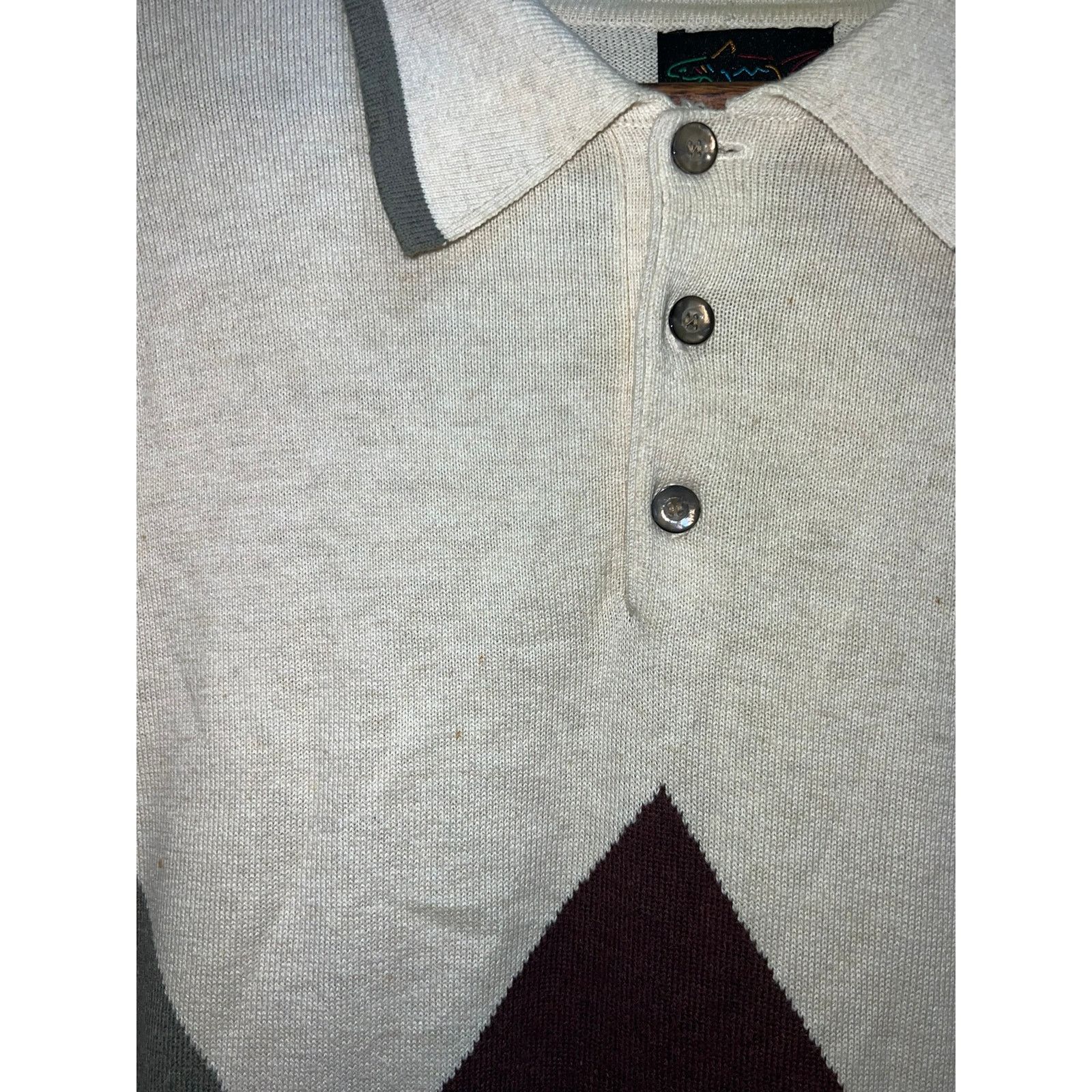 Greg Norman Greg Norman Sweater Collection Shark Logo White Pullover XL Size US XL / EU 56 / 4 - 3 Thumbnail