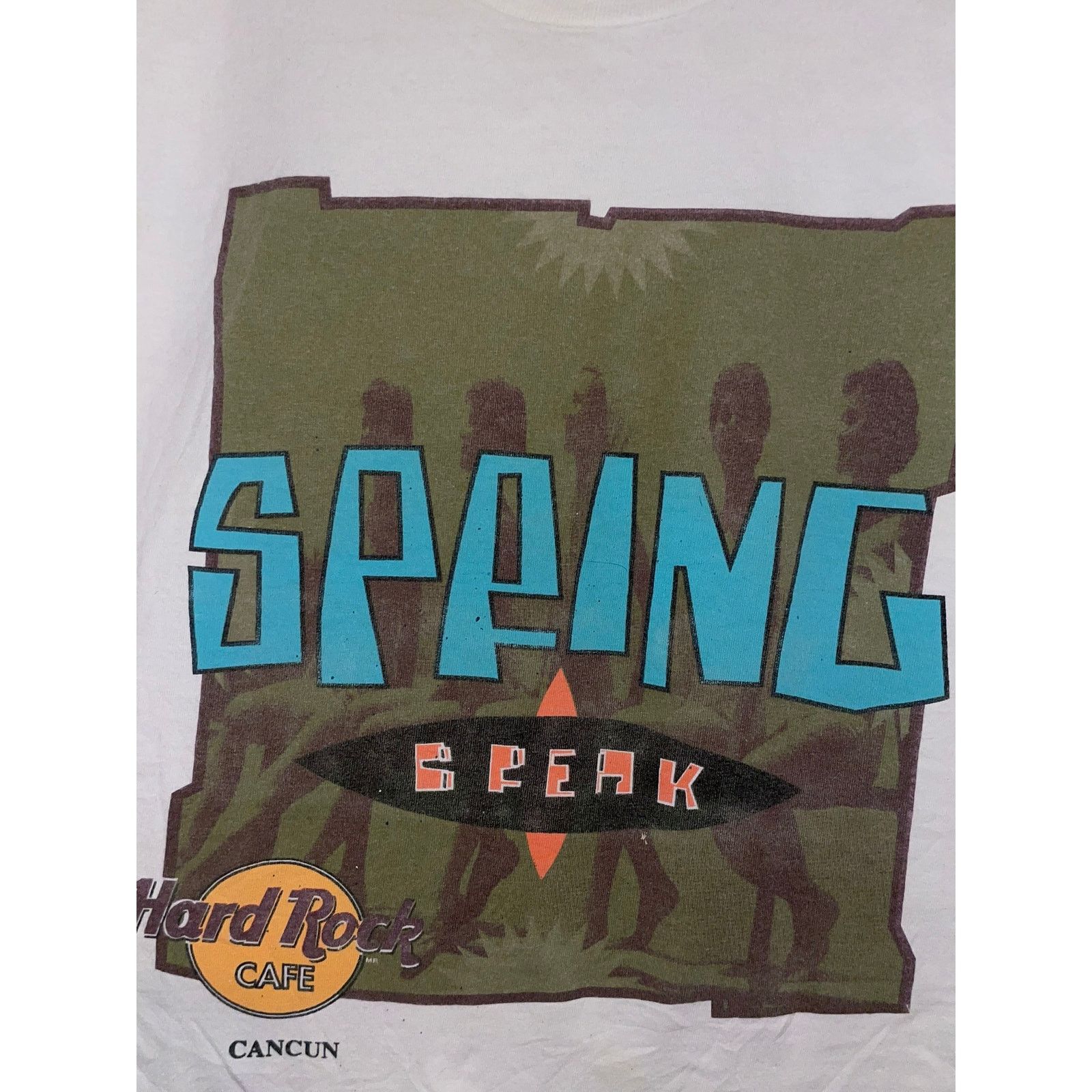 Hard Rock Cafe Vintage Spring Break Hard Rock Cafe Cancun White XL Shirt Size US XL / EU 56 / 4 - 7 Thumbnail