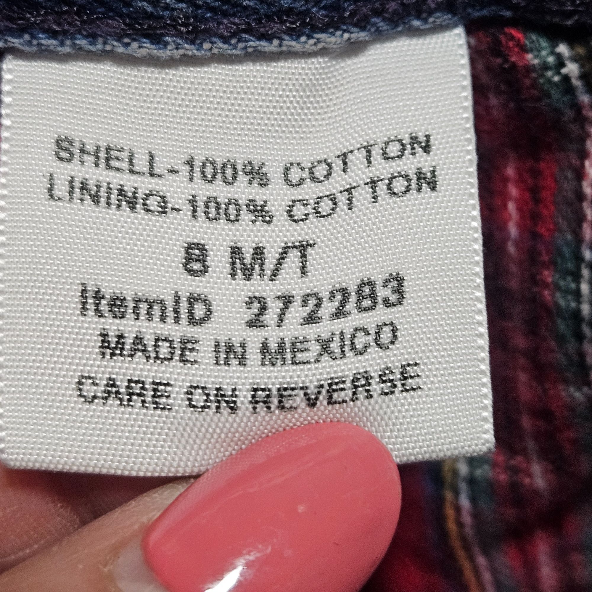 L.L. Bean L.L. Bean Women's high rise Lined Jeans Blue 8 MT Cabincore Size 30" / US 8 / IT 44 - 6 Thumbnail